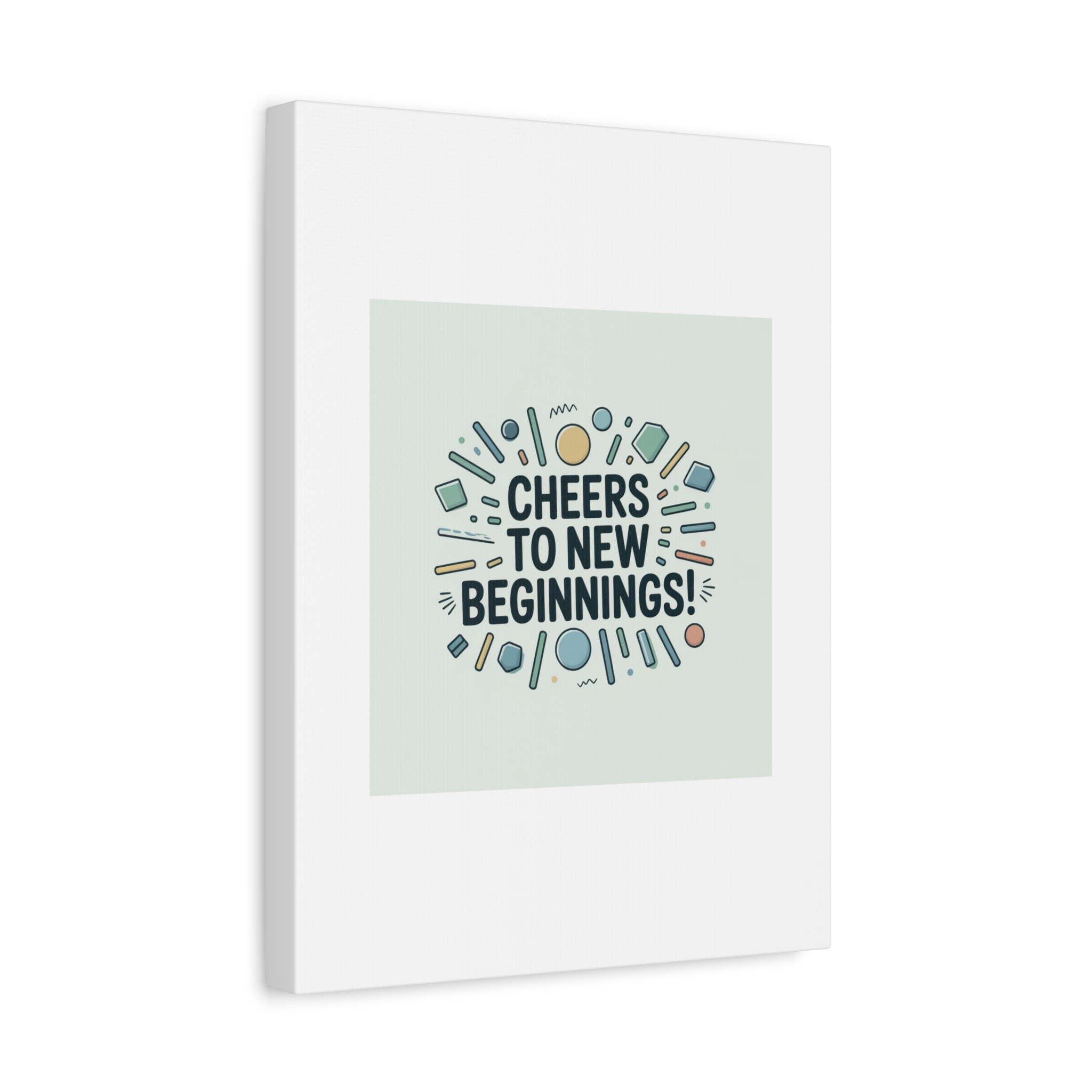 Cheers to New Beginnings Canvas | 2026 goals, new year motivation - Image 114