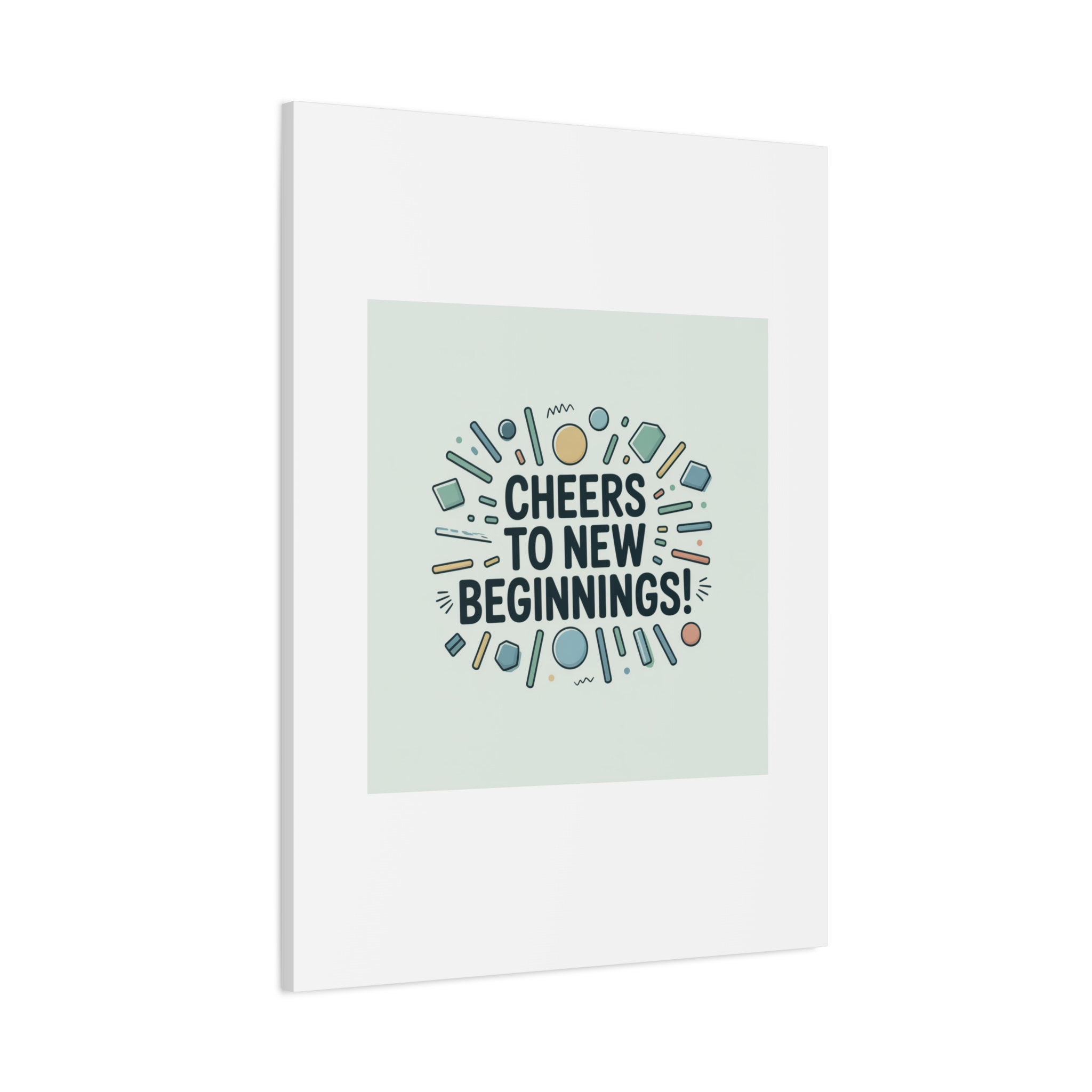 Cheers to New Beginnings Canvas | 2026 goals, new year motivation - Image 168