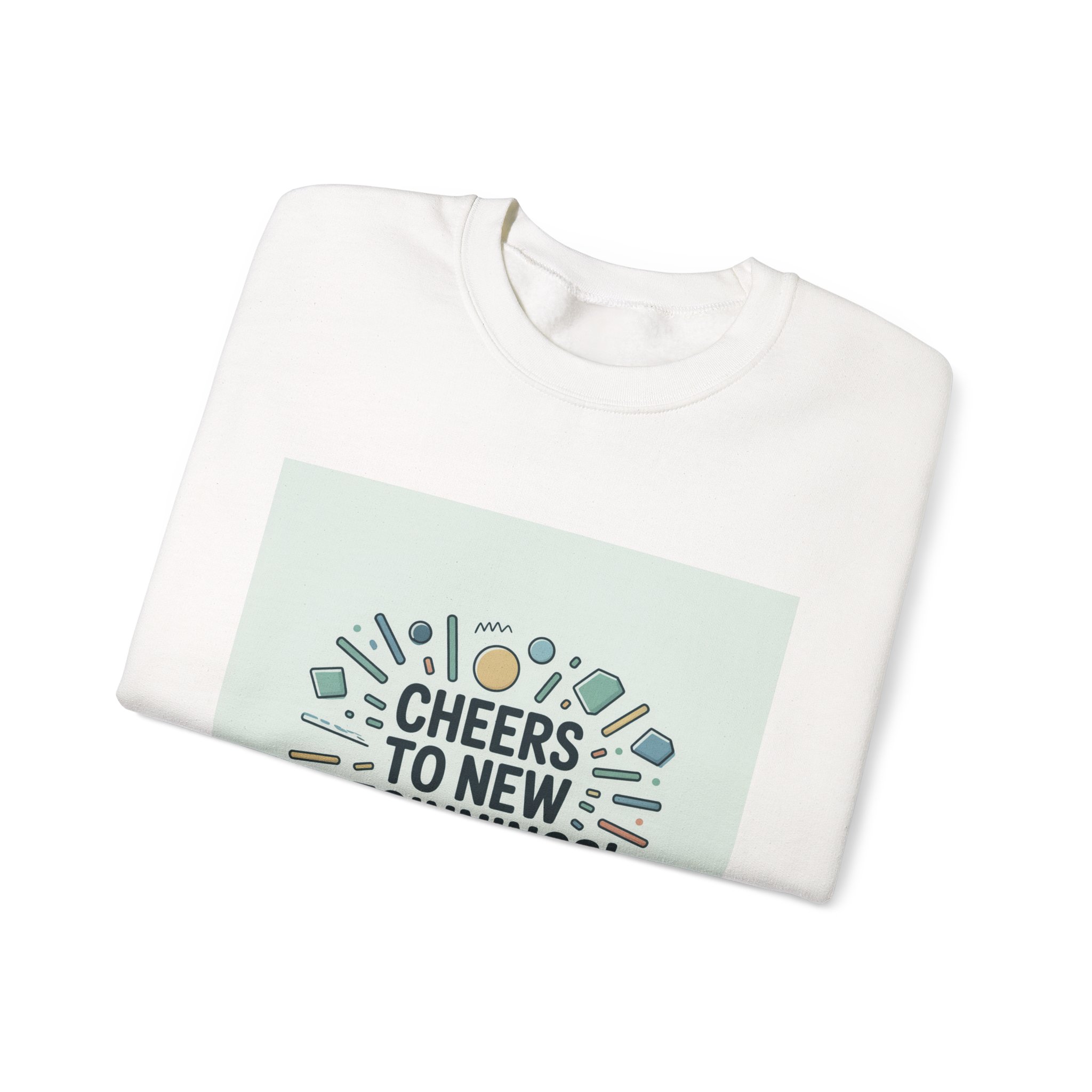 Cheers to New Beginnings Sweatshirt | 2026 Goals, New Year Motivation - Image 3