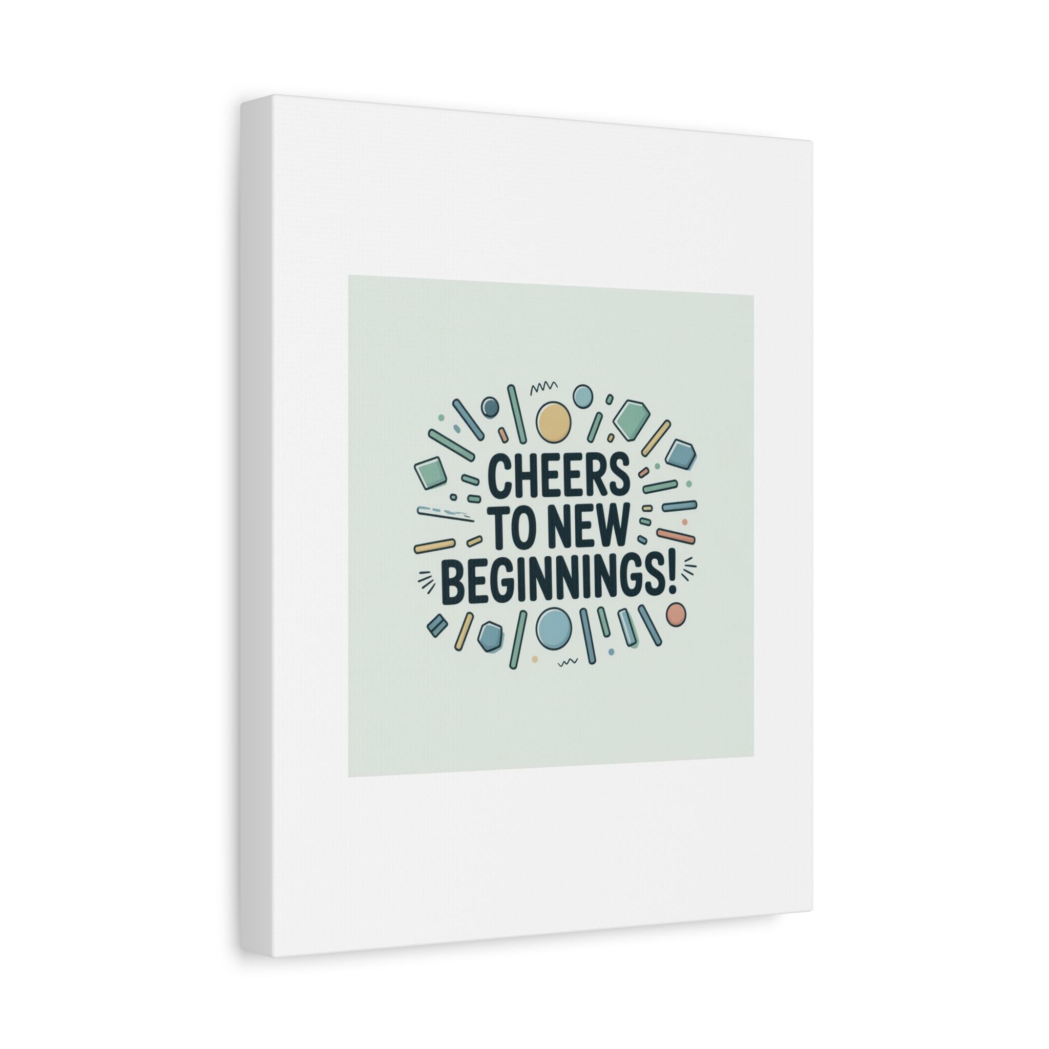 Cheers to New Beginnings Canvas | 2026 goals, new year motivation - Image 111