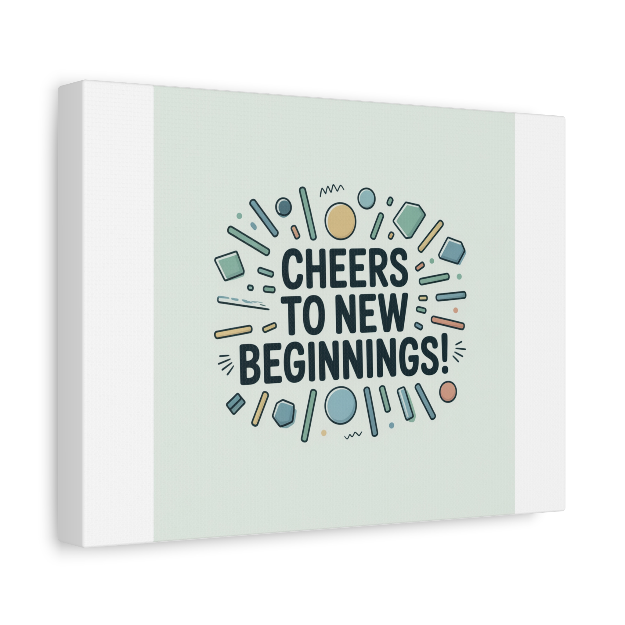 Cheers to New Beginnings Canvas | 2026 goals, new year motivation - Image 6