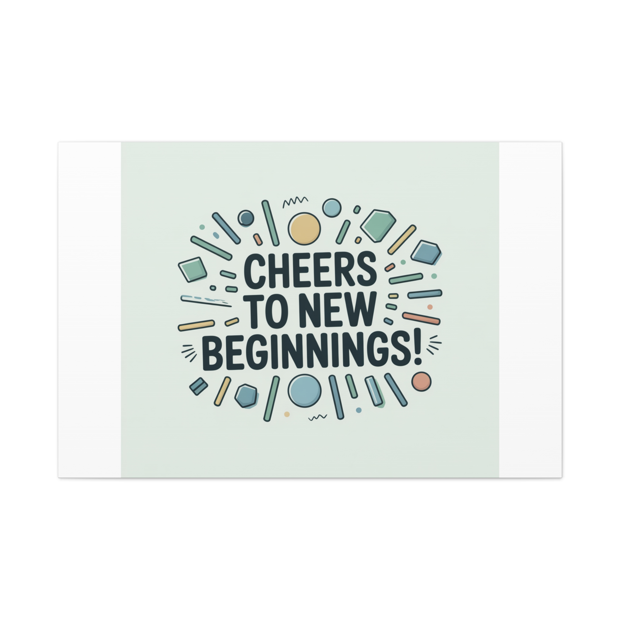 Cheers to New Beginnings Canvas | 2026 goals, new year motivation - Image 79