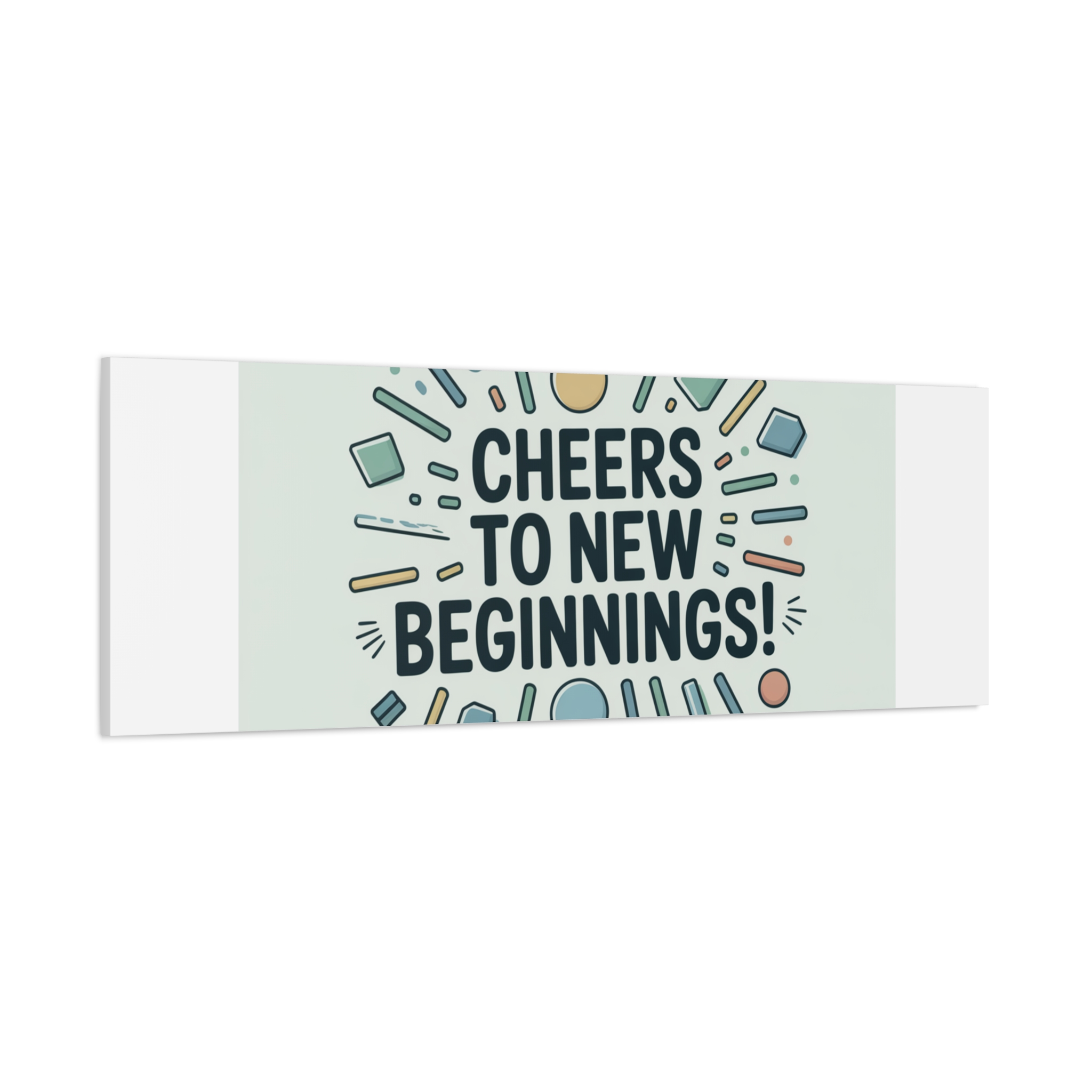 Cheers to New Beginnings Canvas | 2026 goals, new year motivation - Image 87