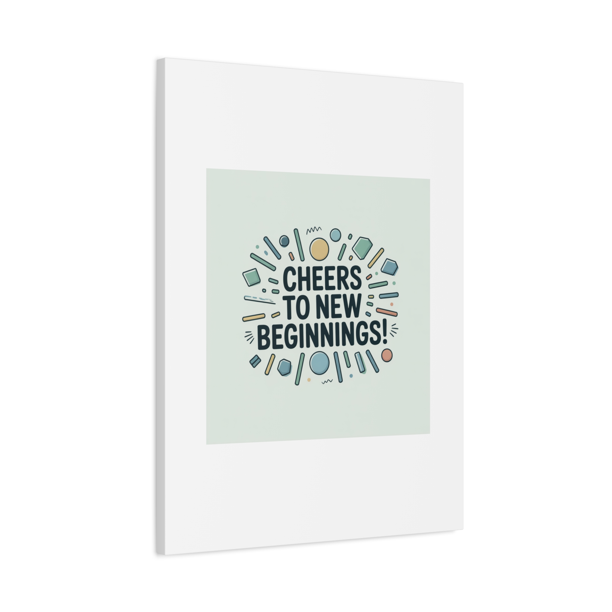 Cheers to New Beginnings Canvas | 2026 goals, new year motivation - Image 158