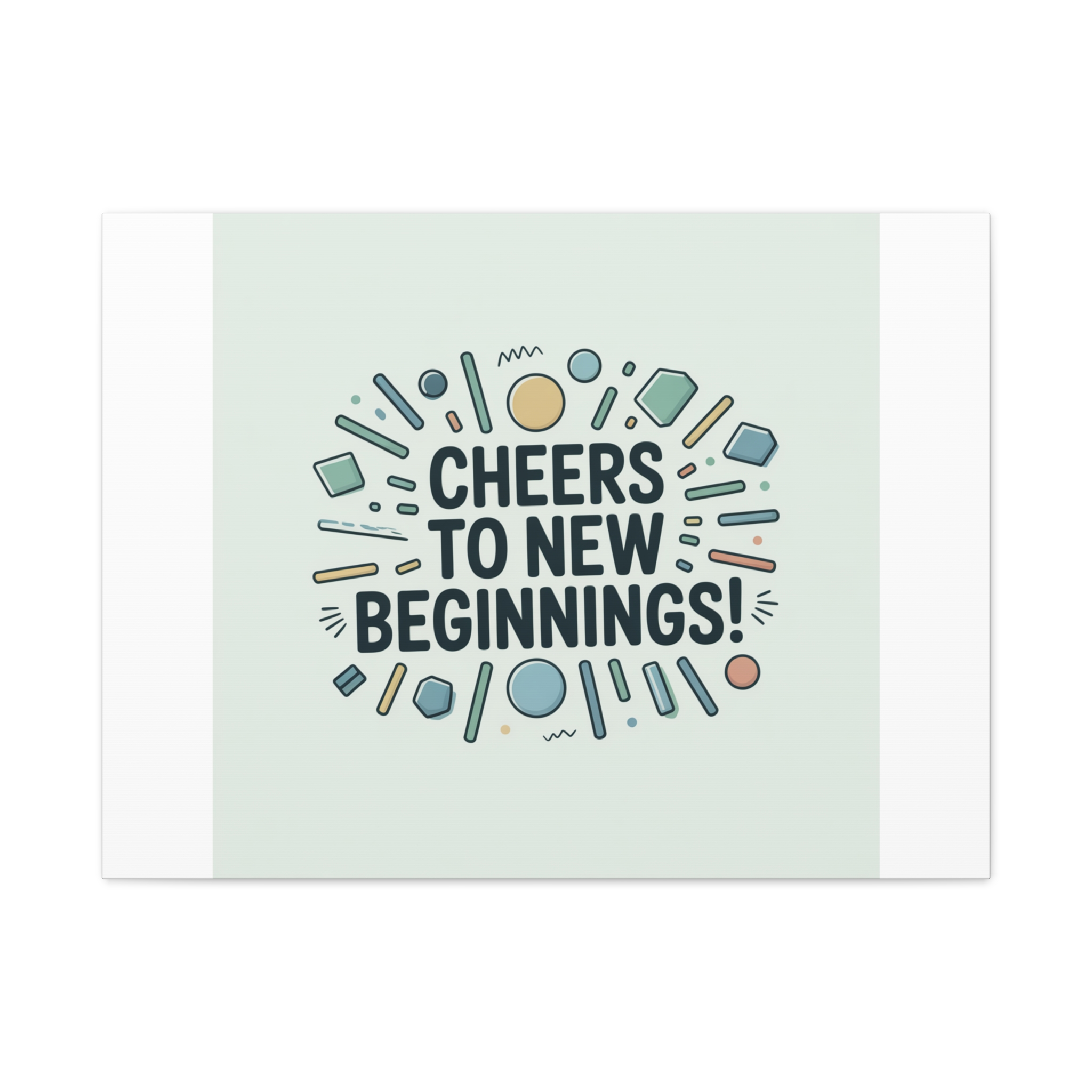 Cheers to New Beginnings Canvas | 2026 goals, new year motivation - Image 51