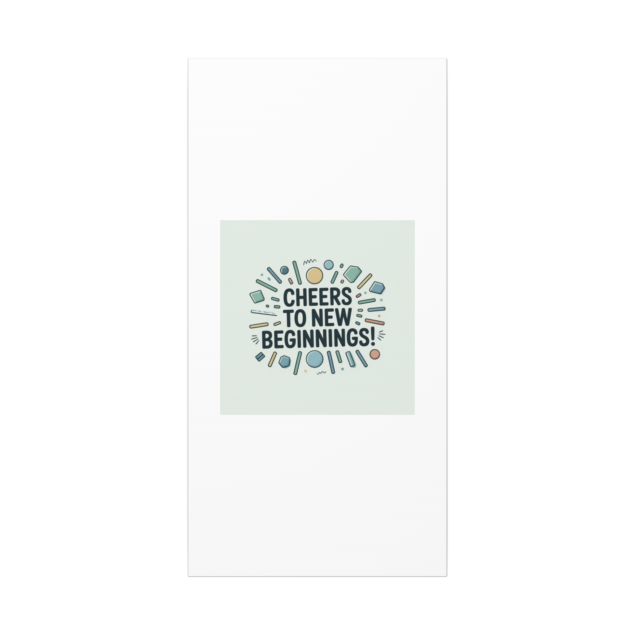 Cheers to New Beginnings Canvas | 2026 goals, new year motivation - Image 122