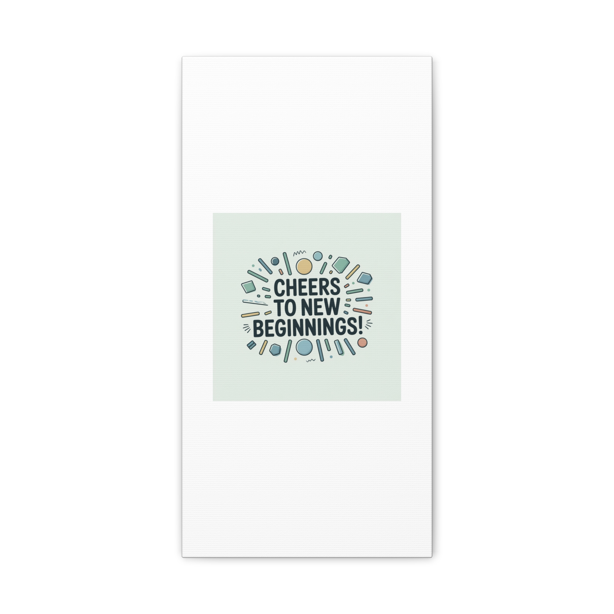 Cheers to New Beginnings Canvas | 2026 goals, new year motivation - Image 106