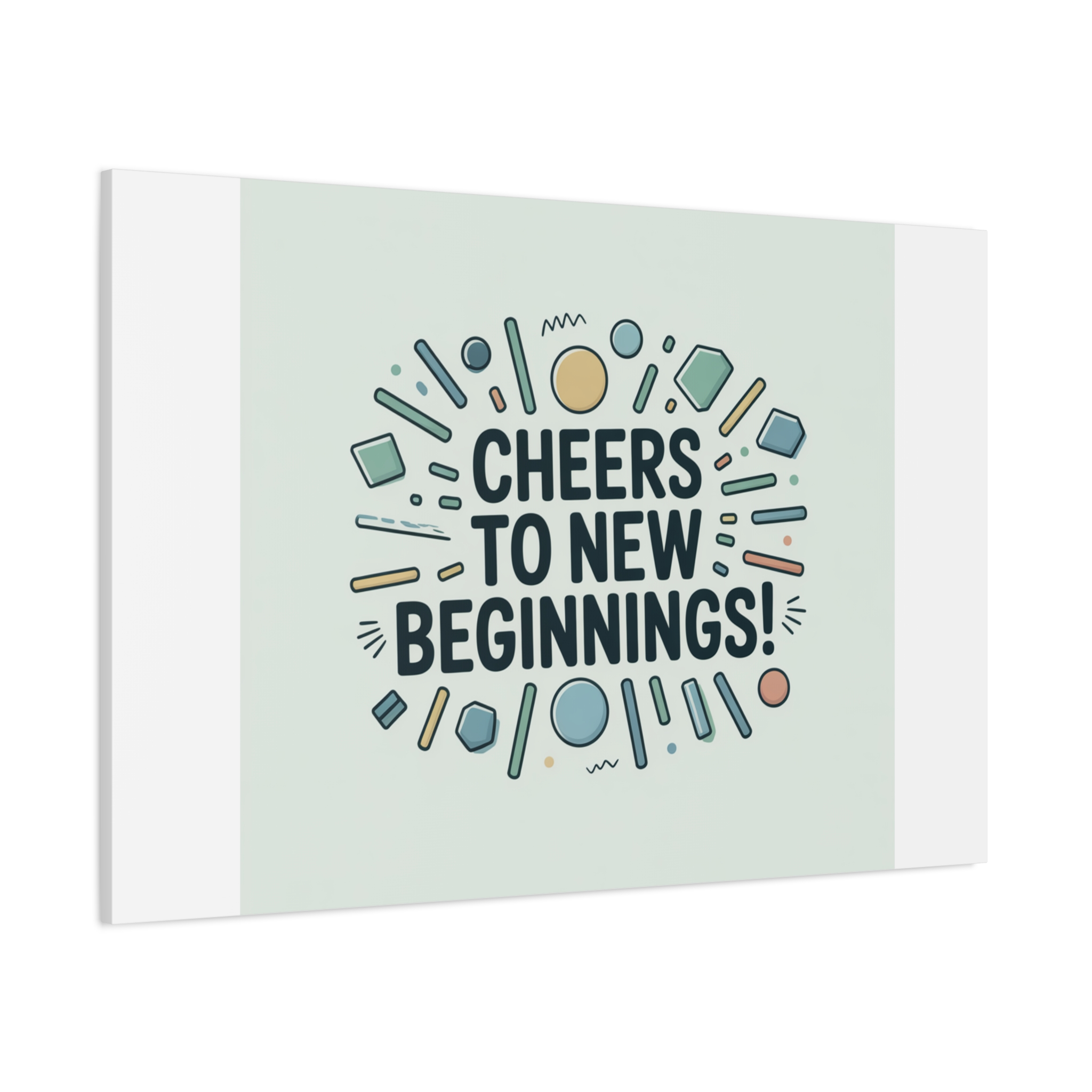 Cheers to New Beginnings Canvas | 2026 goals, new year motivation - Image 80