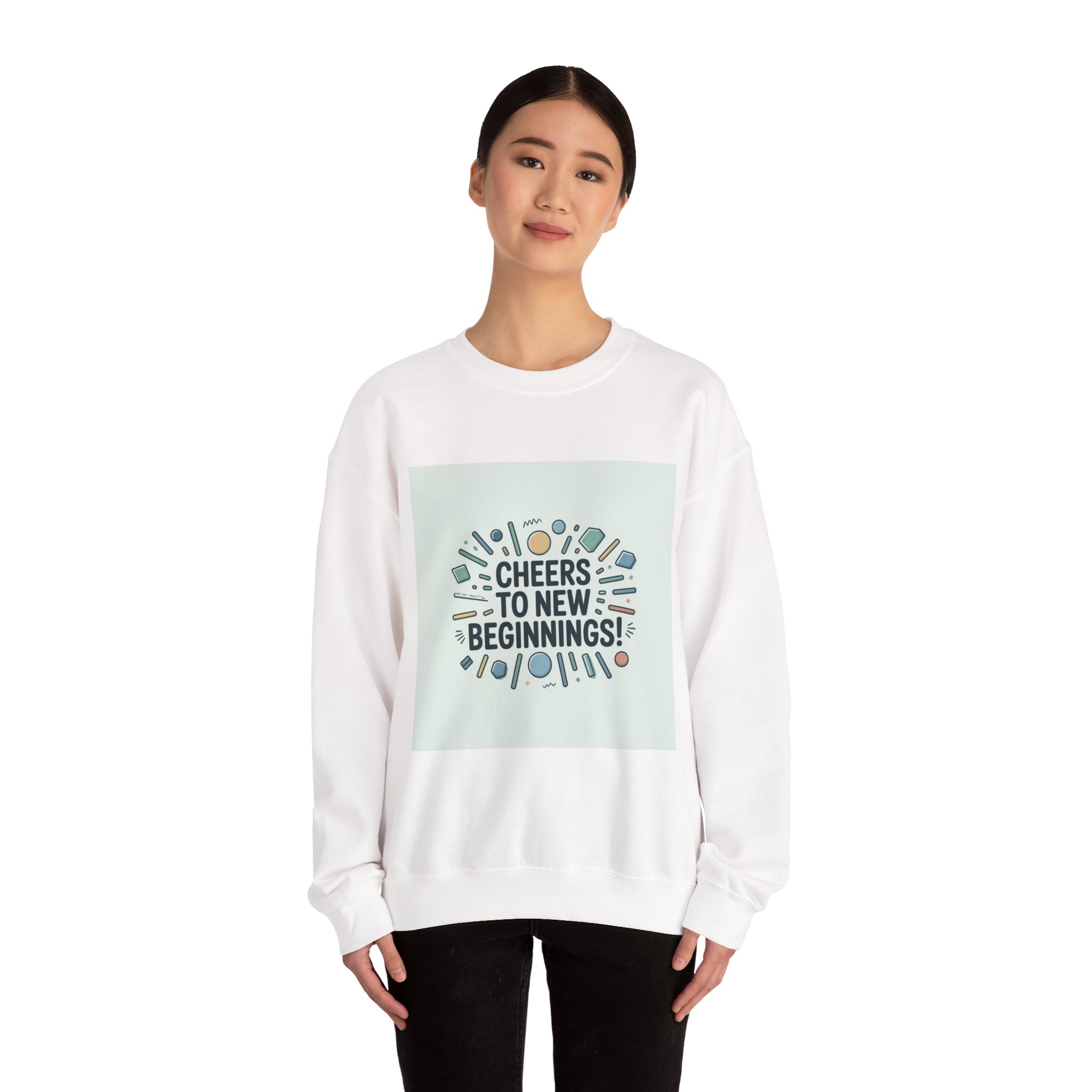 Cheers to New Beginnings Sweatshirt | 2026 Goals, New Year Motivation - Image 4