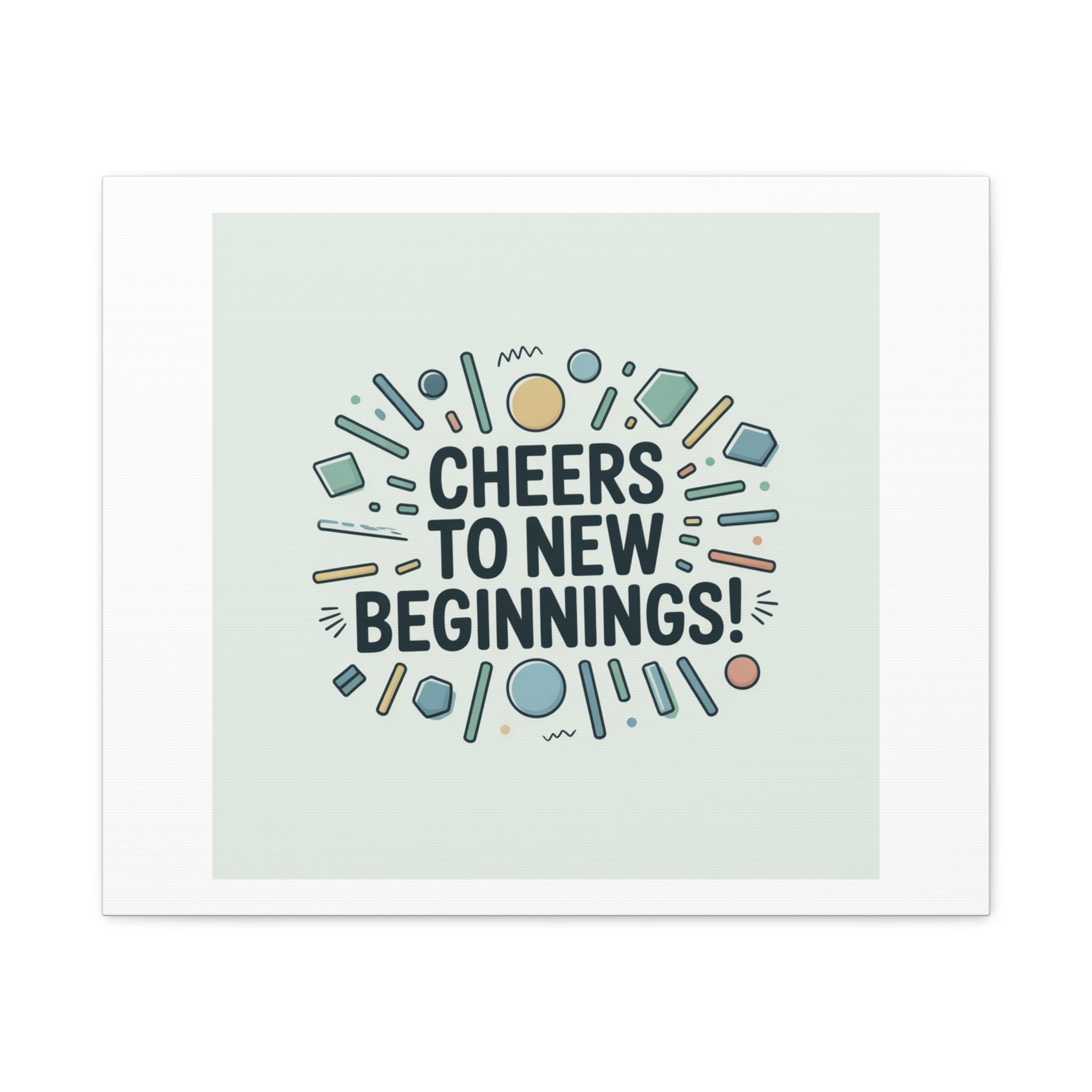 Cheers to New Beginnings Canvas | 2026 goals, new year motivation - Image 35
