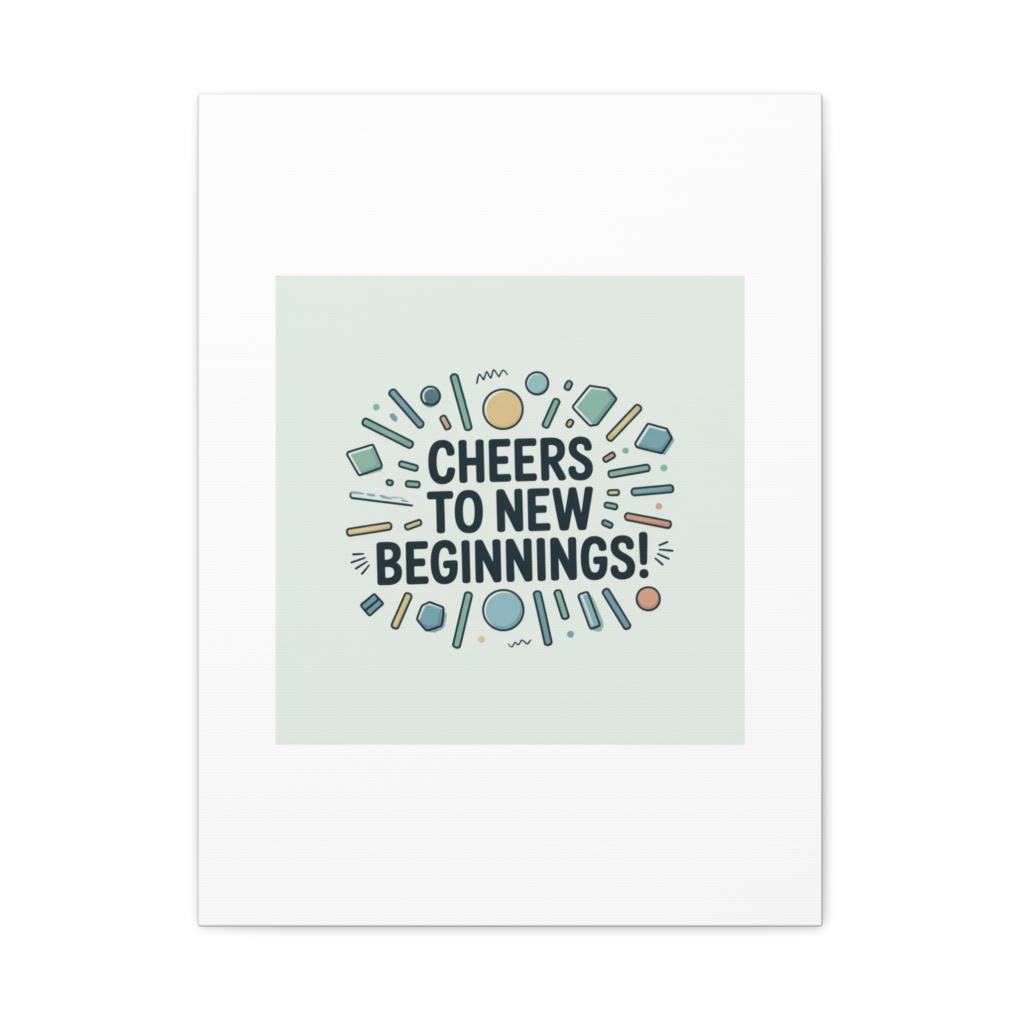 Cheers to New Beginnings Canvas | 2026 goals, new year motivation - Image 136
