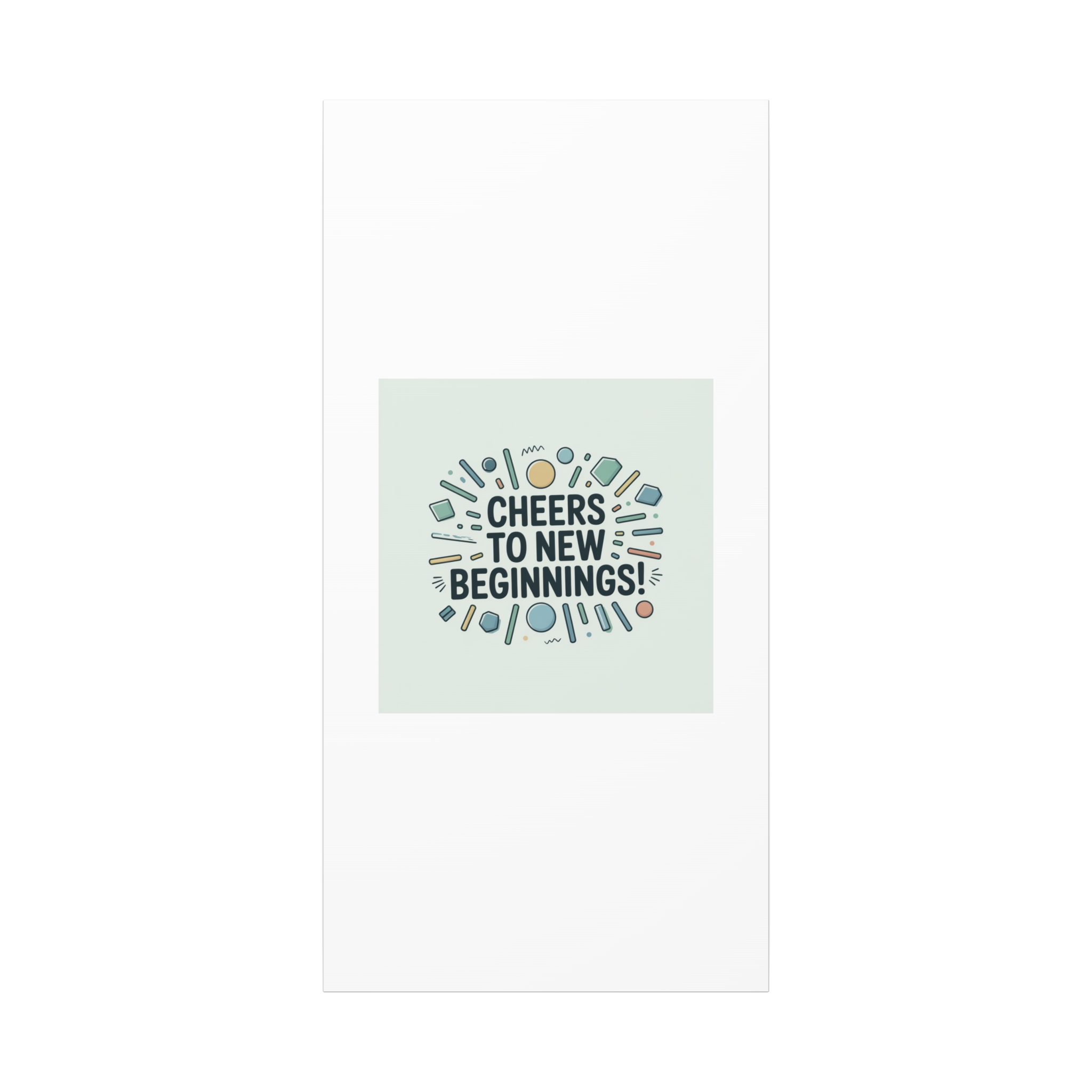 Cheers to New Beginnings Canvas | 2026 goals, new year motivation - Image 165