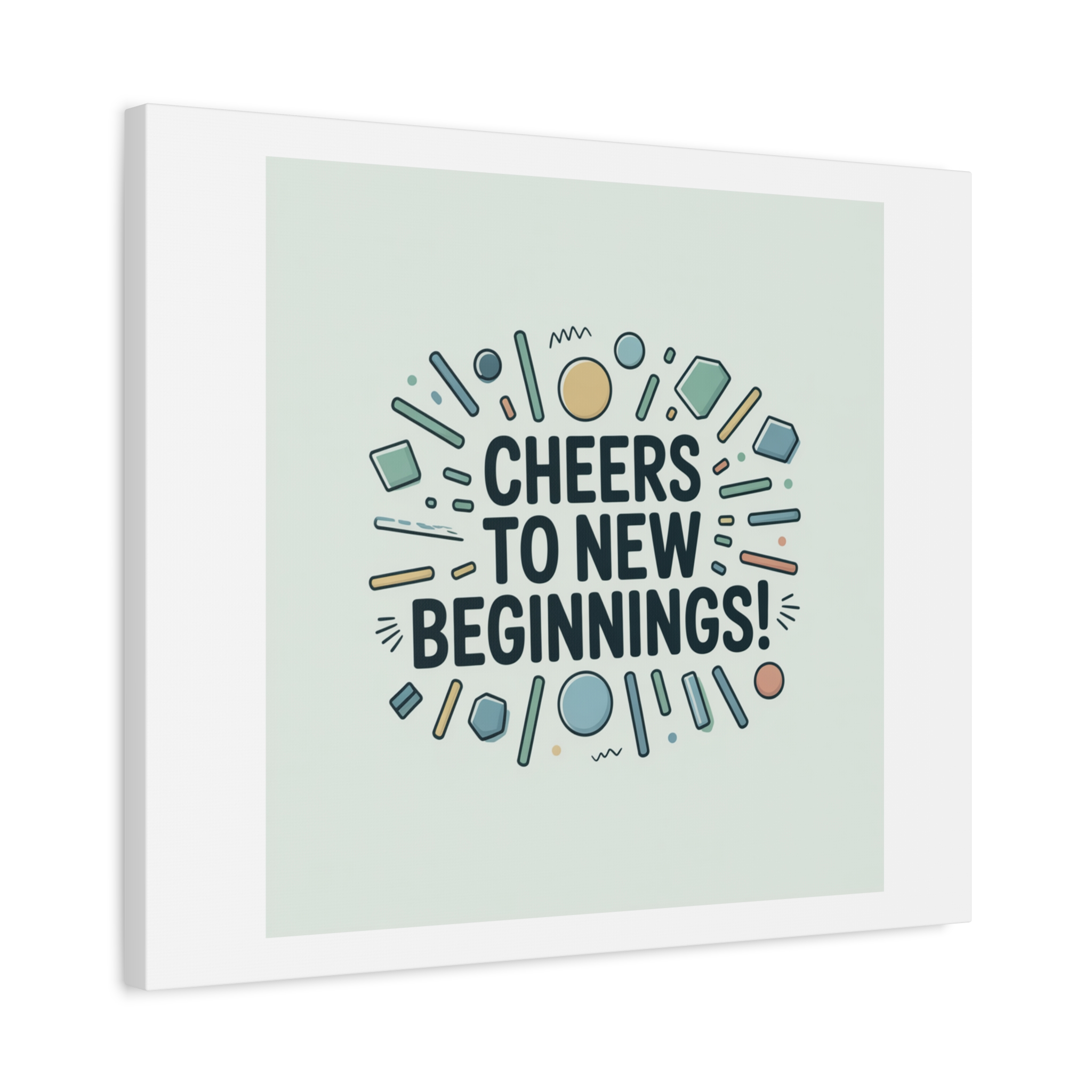 Cheers to New Beginnings Canvas | 2026 goals, new year motivation - Image 36