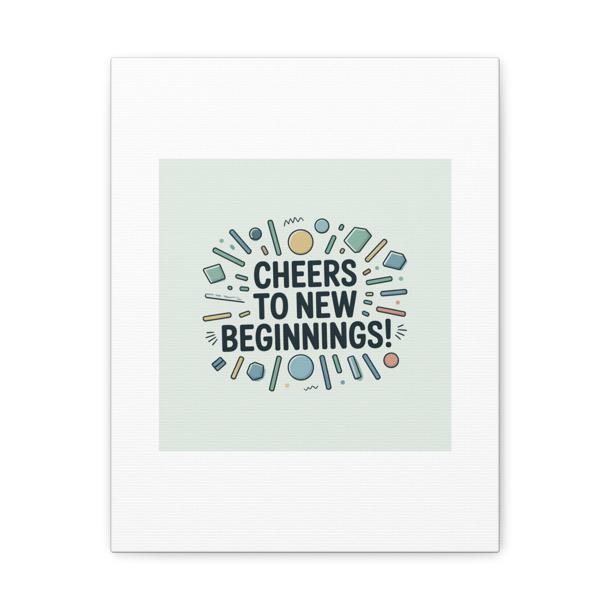 Cheers to New Beginnings Canvas | 2026 goals, new year motivation - Image 110