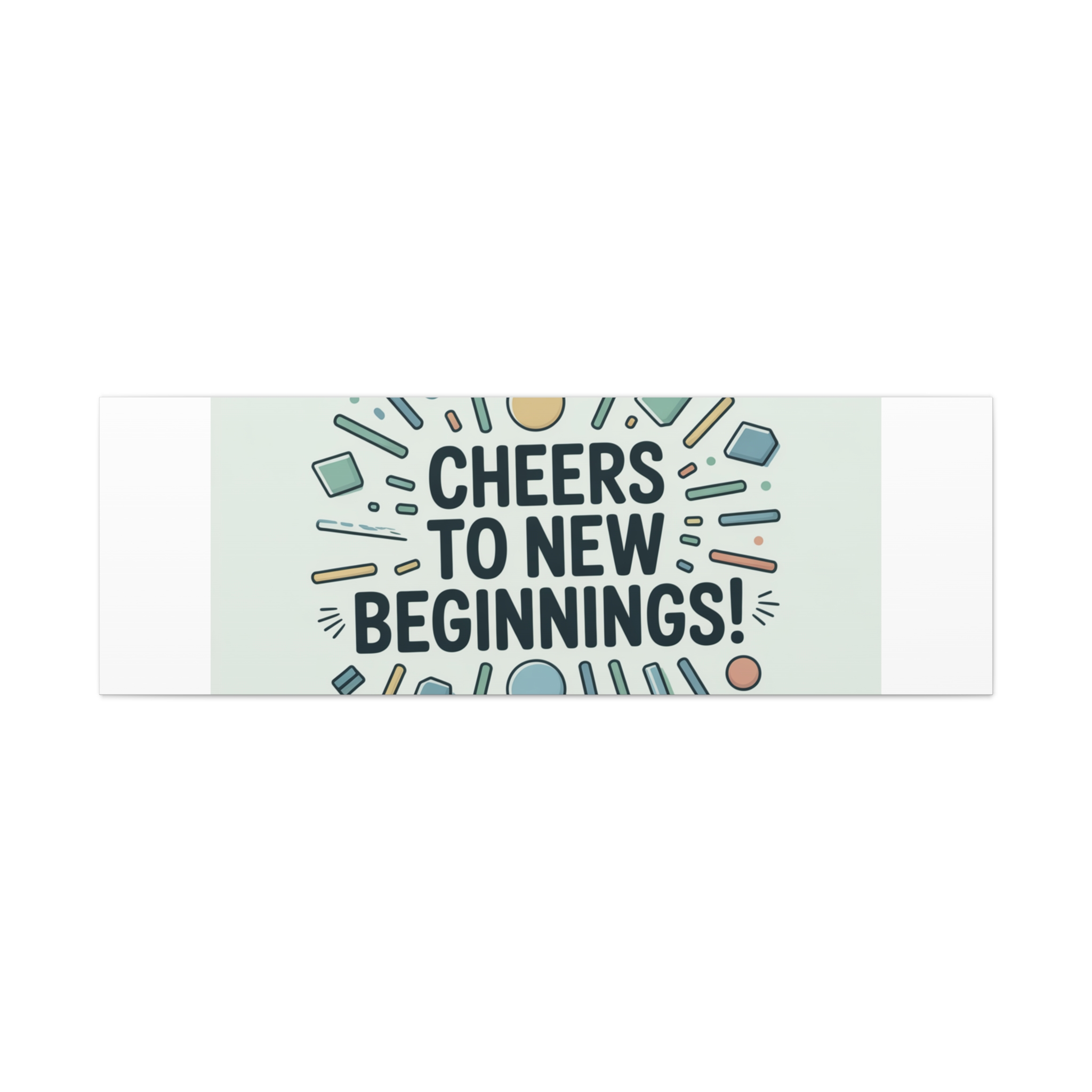 Cheers to New Beginnings Canvas | 2026 goals, new year motivation - Image 86