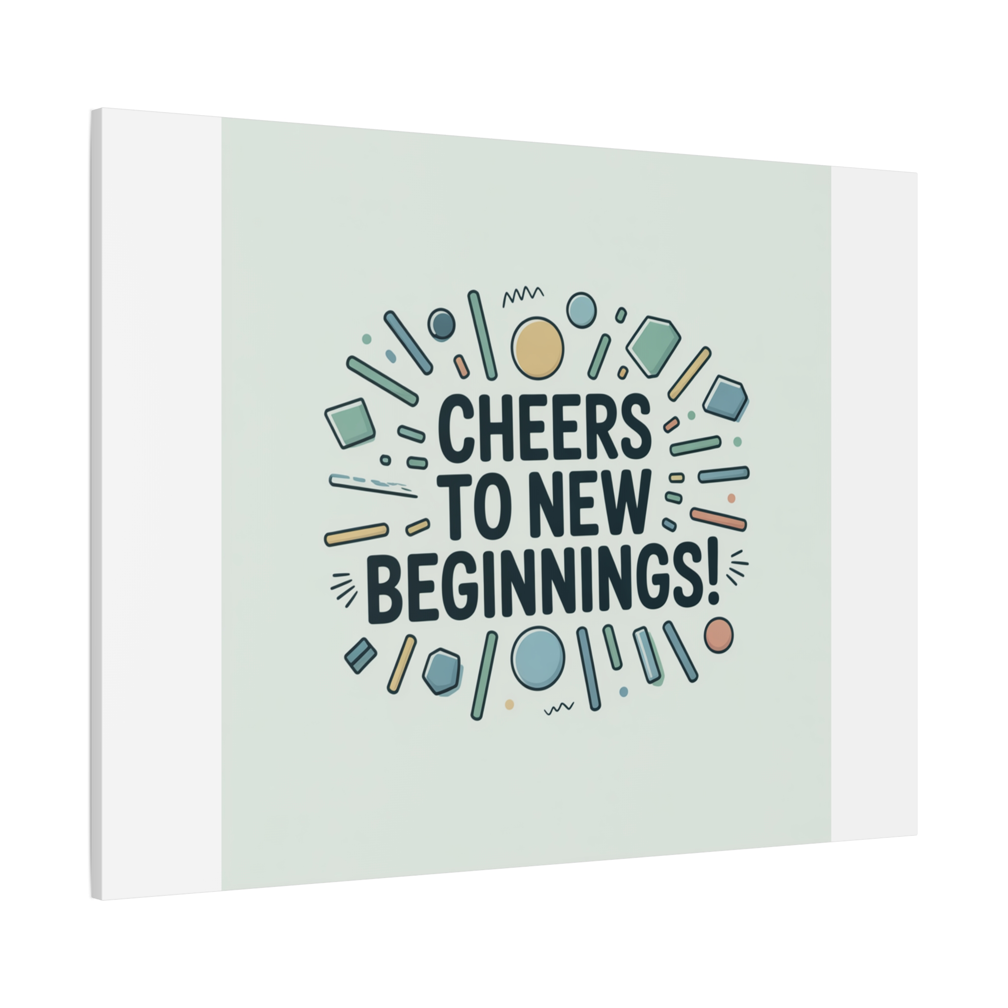 Cheers to New Beginnings Canvas | 2026 goals, new year motivation - Image 84