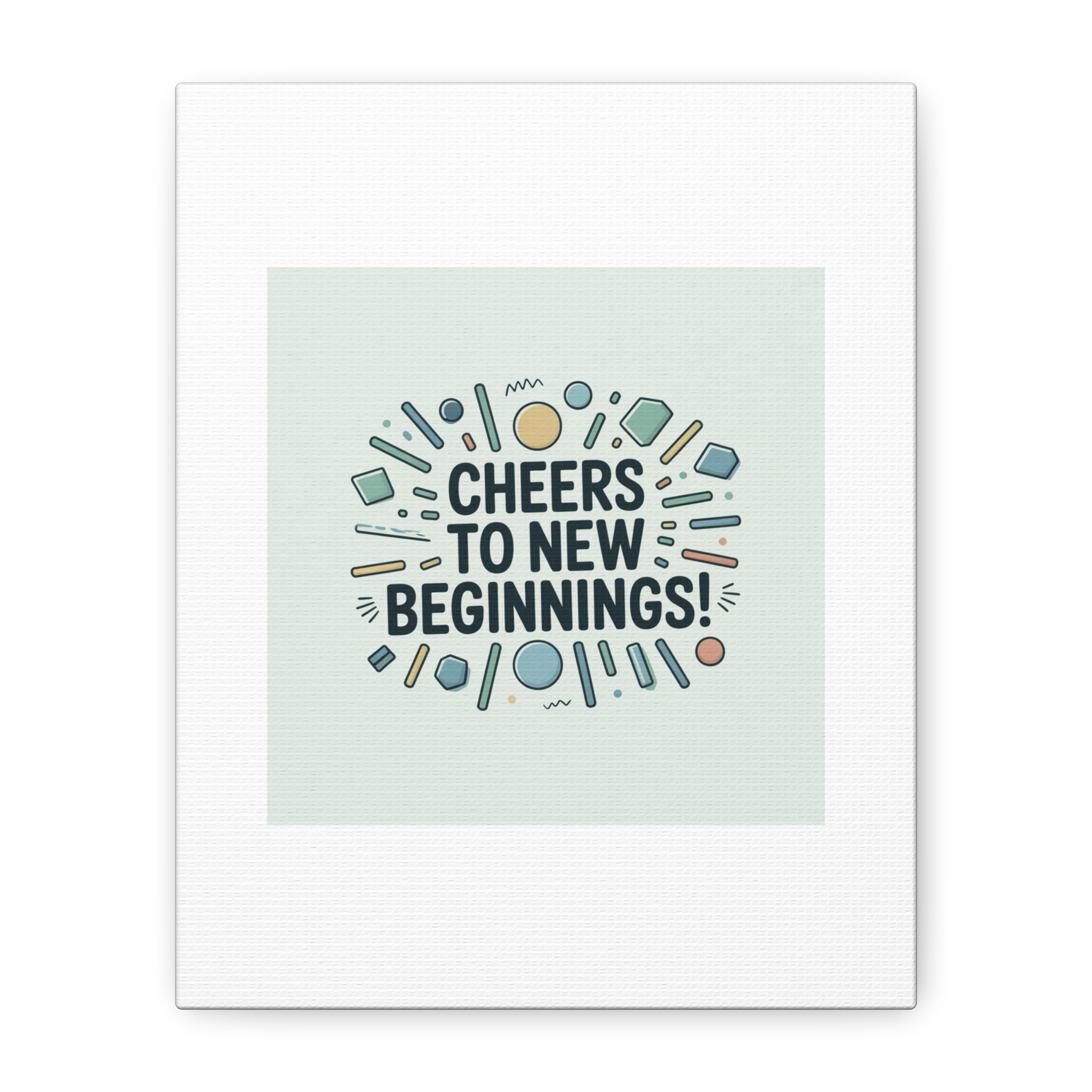 Cheers to New Beginnings Canvas | 2026 goals, new year motivation - Image 98
