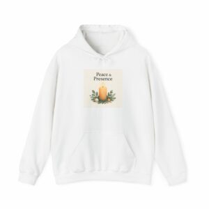 Peace & Presence Candle Hoodie — Cozy Spiritual Comfort Sweatshirt