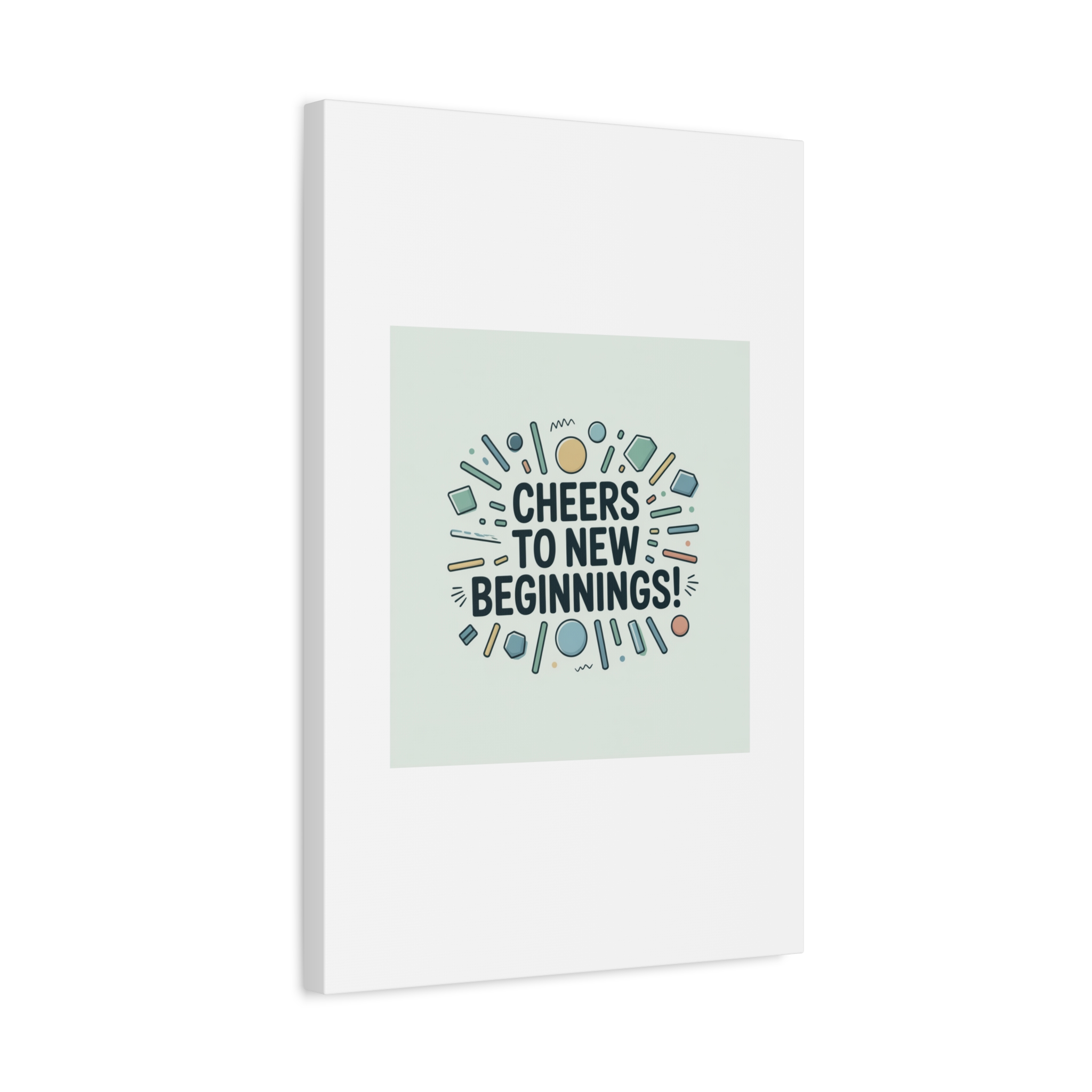 Cheers to New Beginnings Canvas | 2026 goals, new year motivation - Image 130