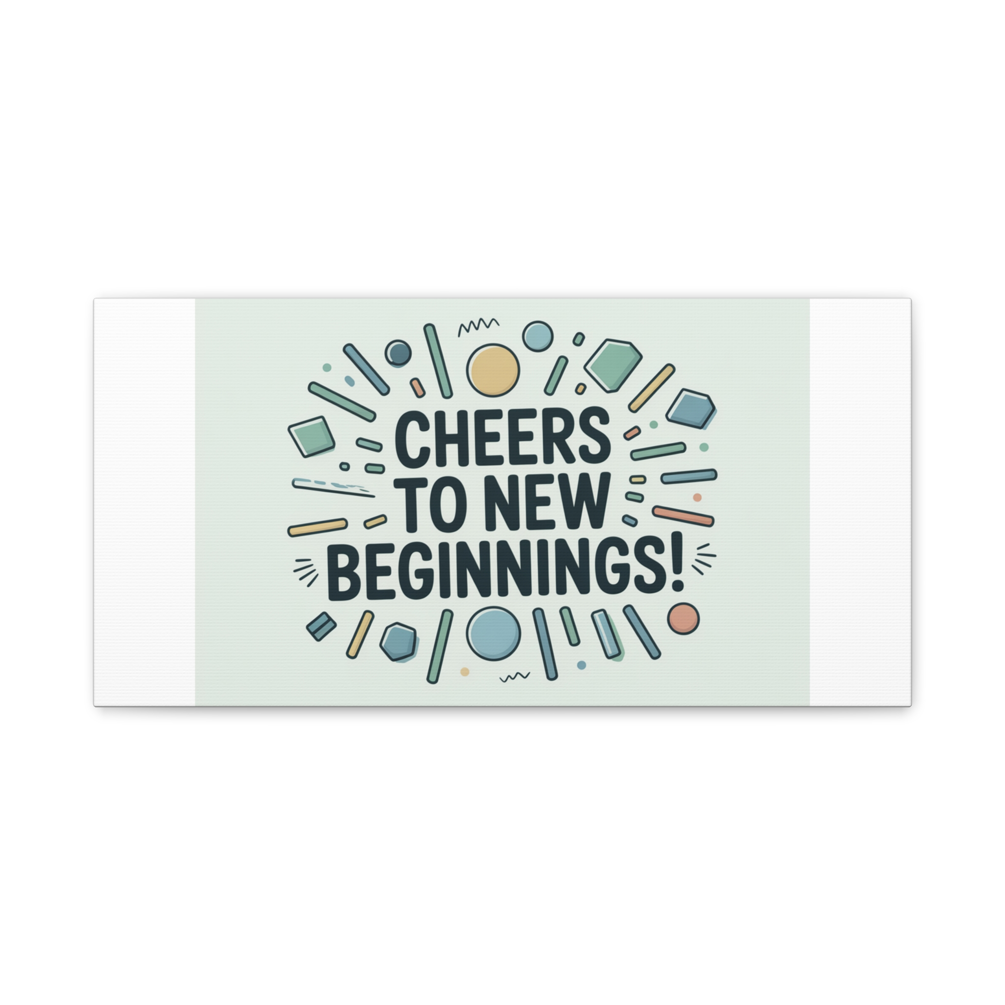 Cheers to New Beginnings Canvas | 2026 goals, new year motivation - Image 21