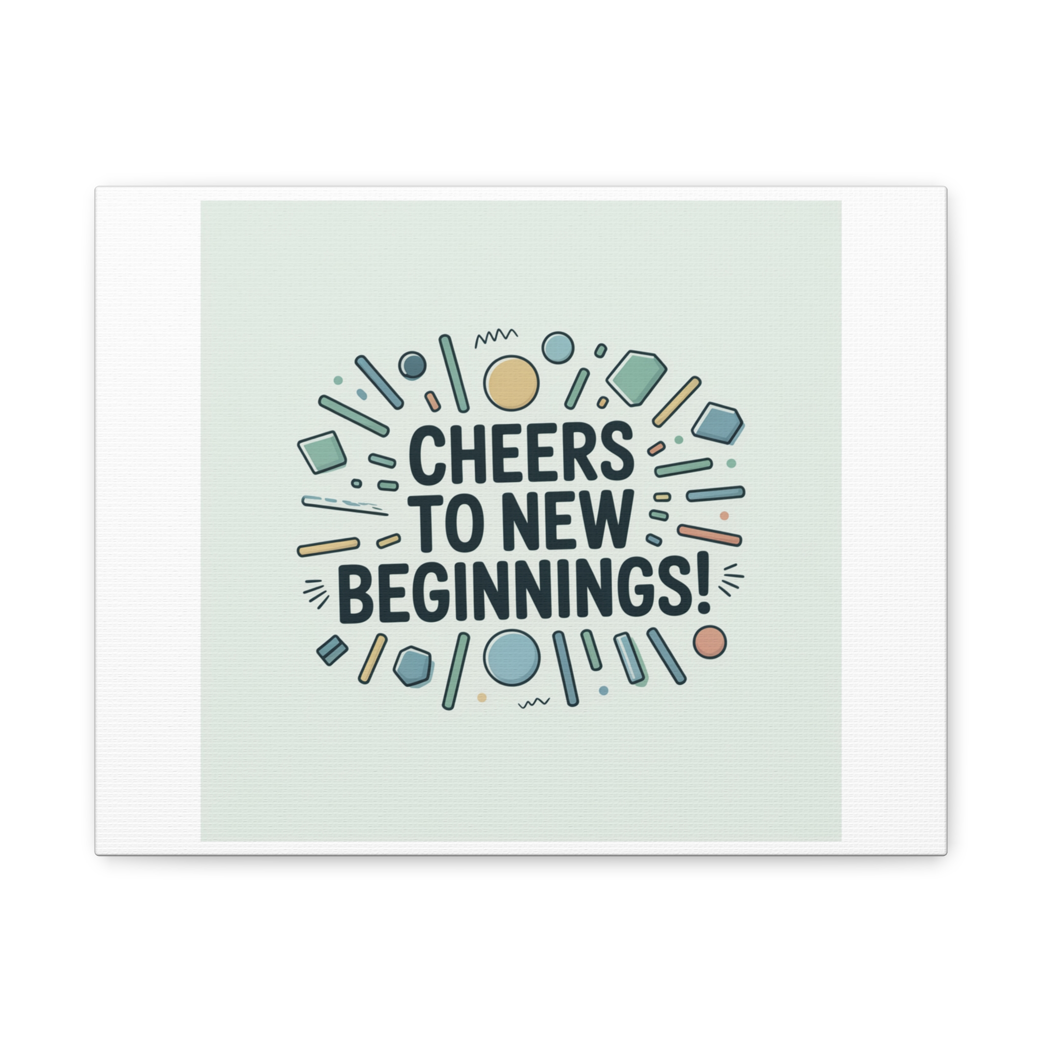 Cheers to New Beginnings Canvas | 2026 goals, new year motivation - Image 9