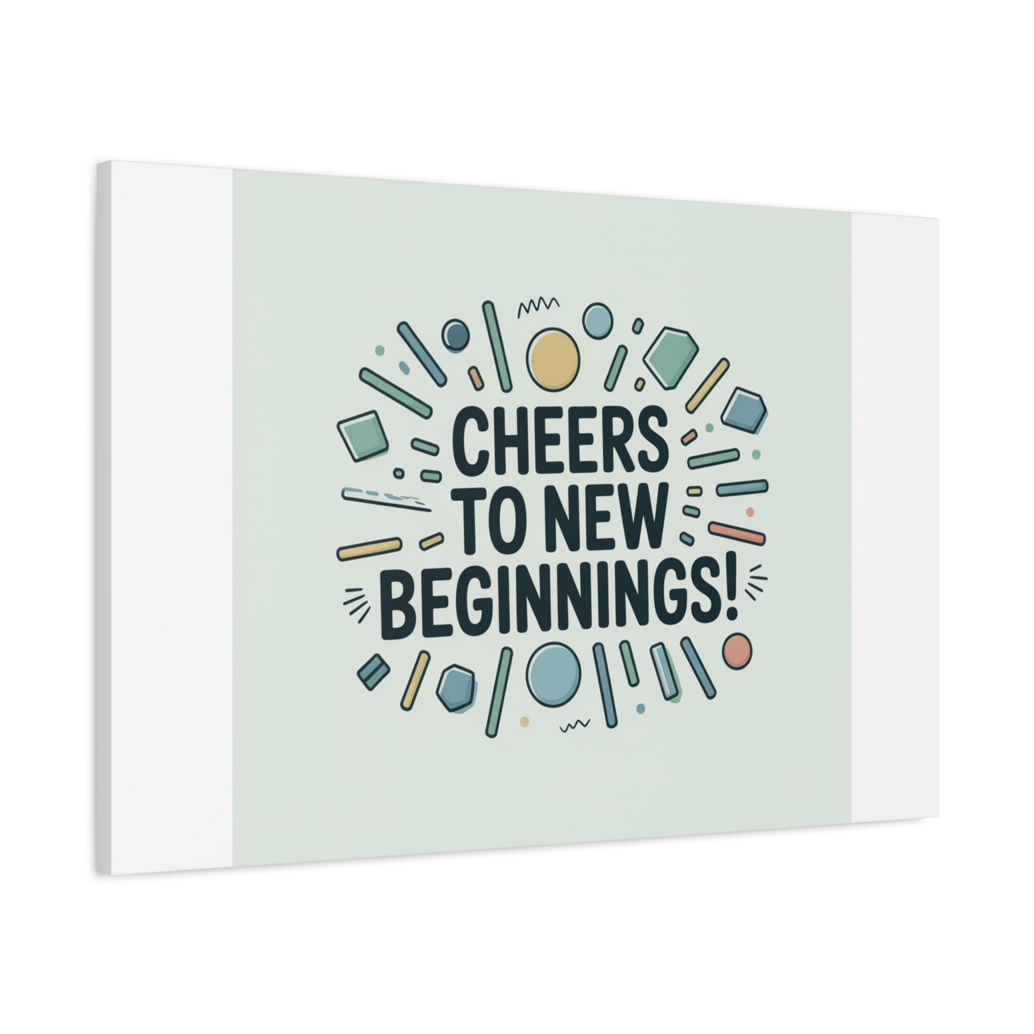 Cheers to New Beginnings Canvas | 2026 goals, new year motivation - Image 60