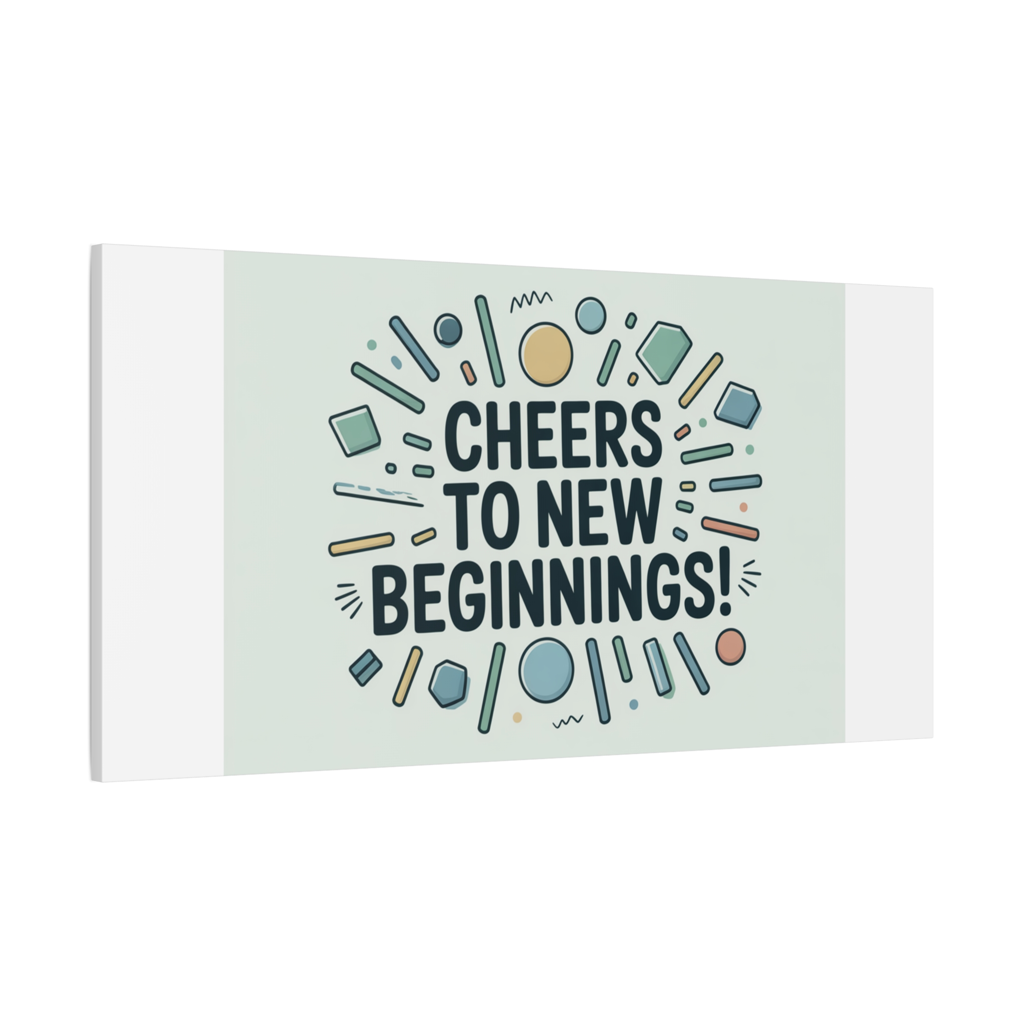 Cheers to New Beginnings Canvas | 2026 goals, new year motivation - Image 76