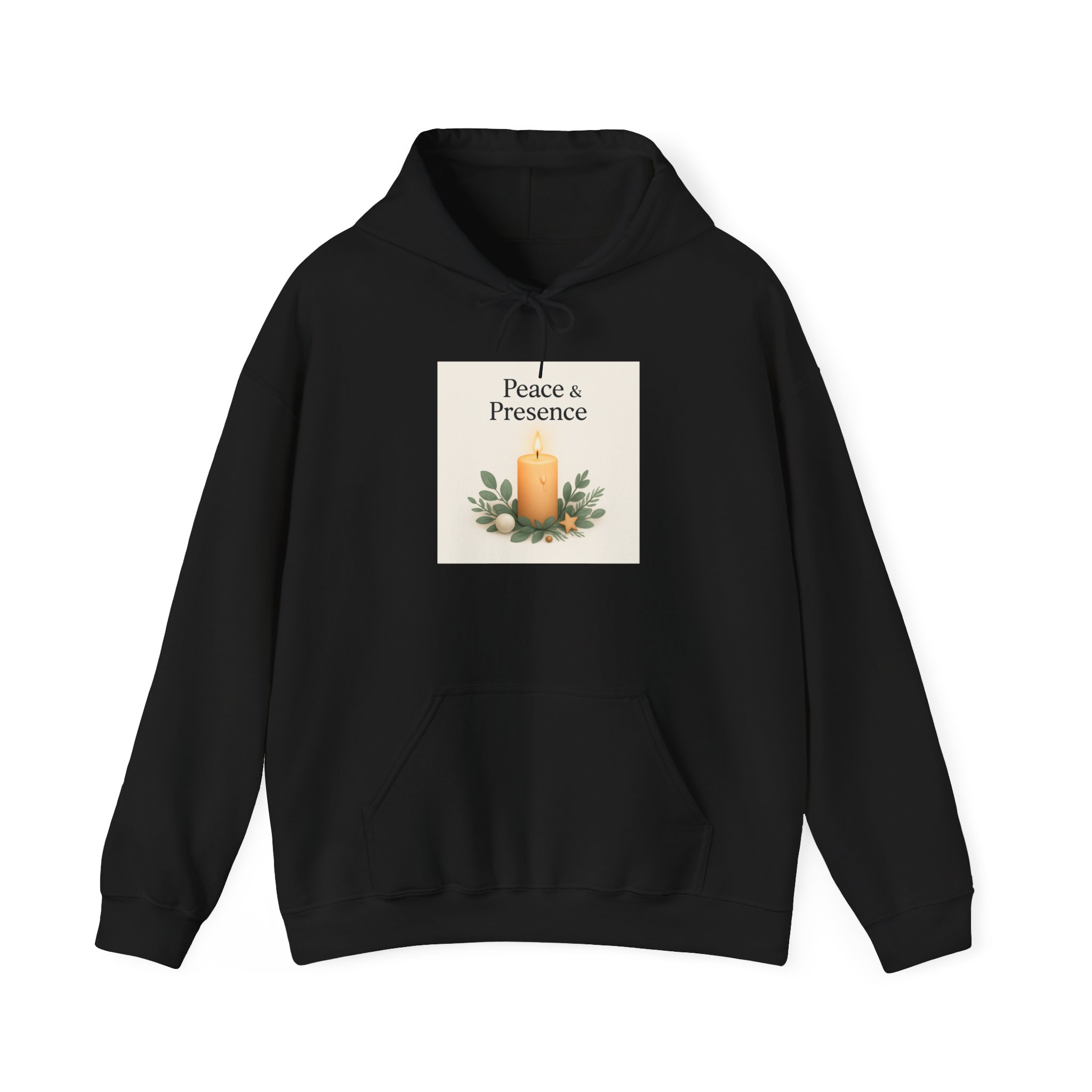 Peace & Presence Candle Hoodie — Cozy Spiritual Comfort Sweatshirt - Image 5