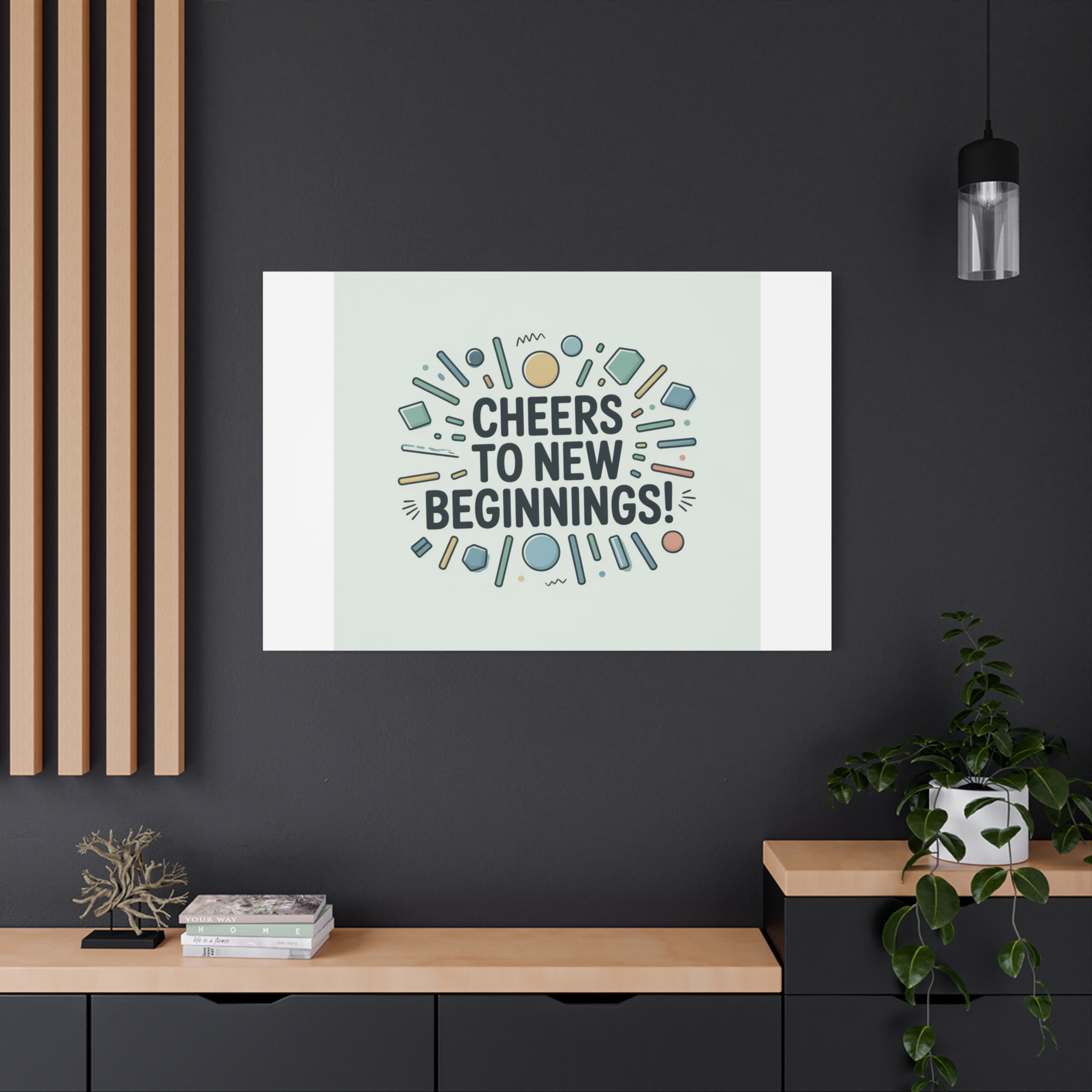 Cheers to New Beginnings Canvas | 2026 goals, new year motivation - Image 82