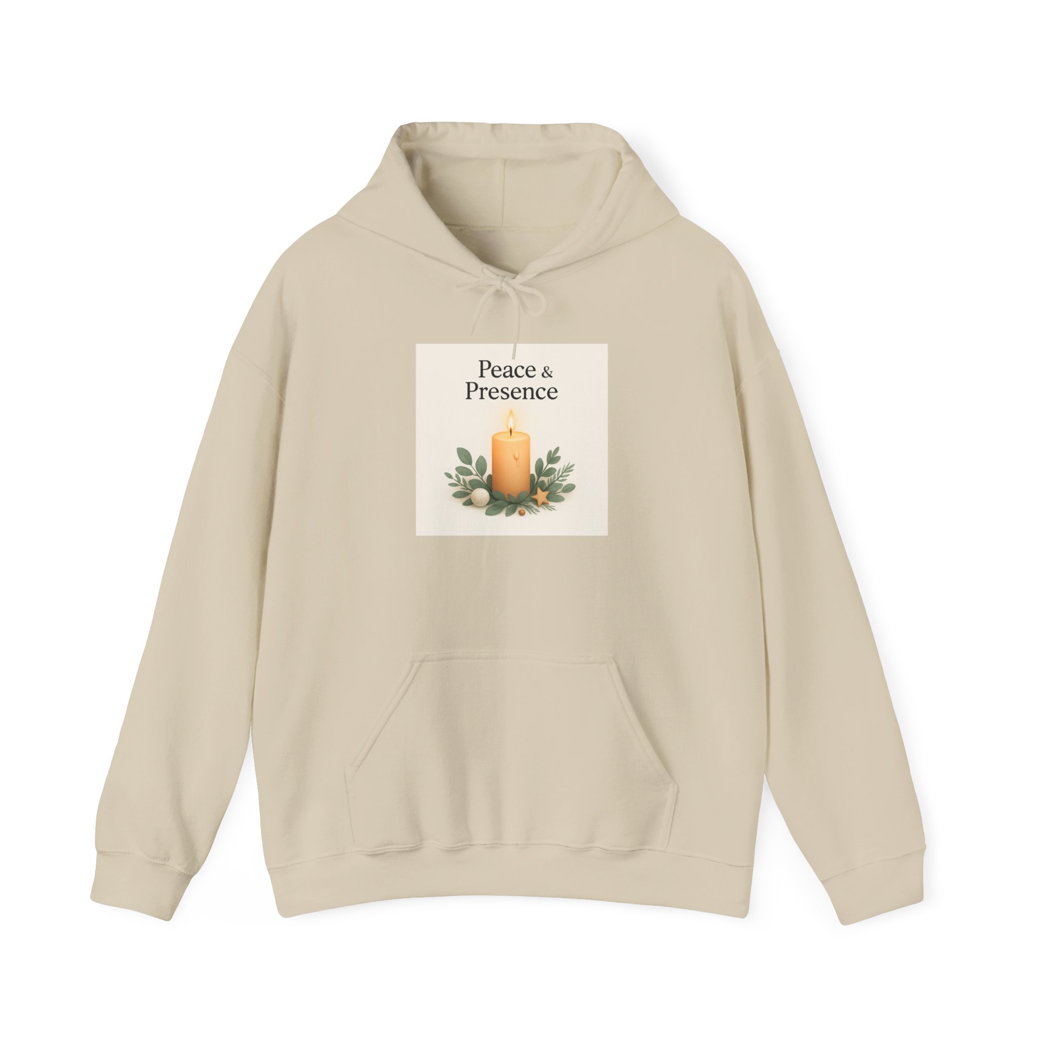Peace & Presence Candle Hoodie — Cozy Spiritual Comfort Sweatshirt - Image 9