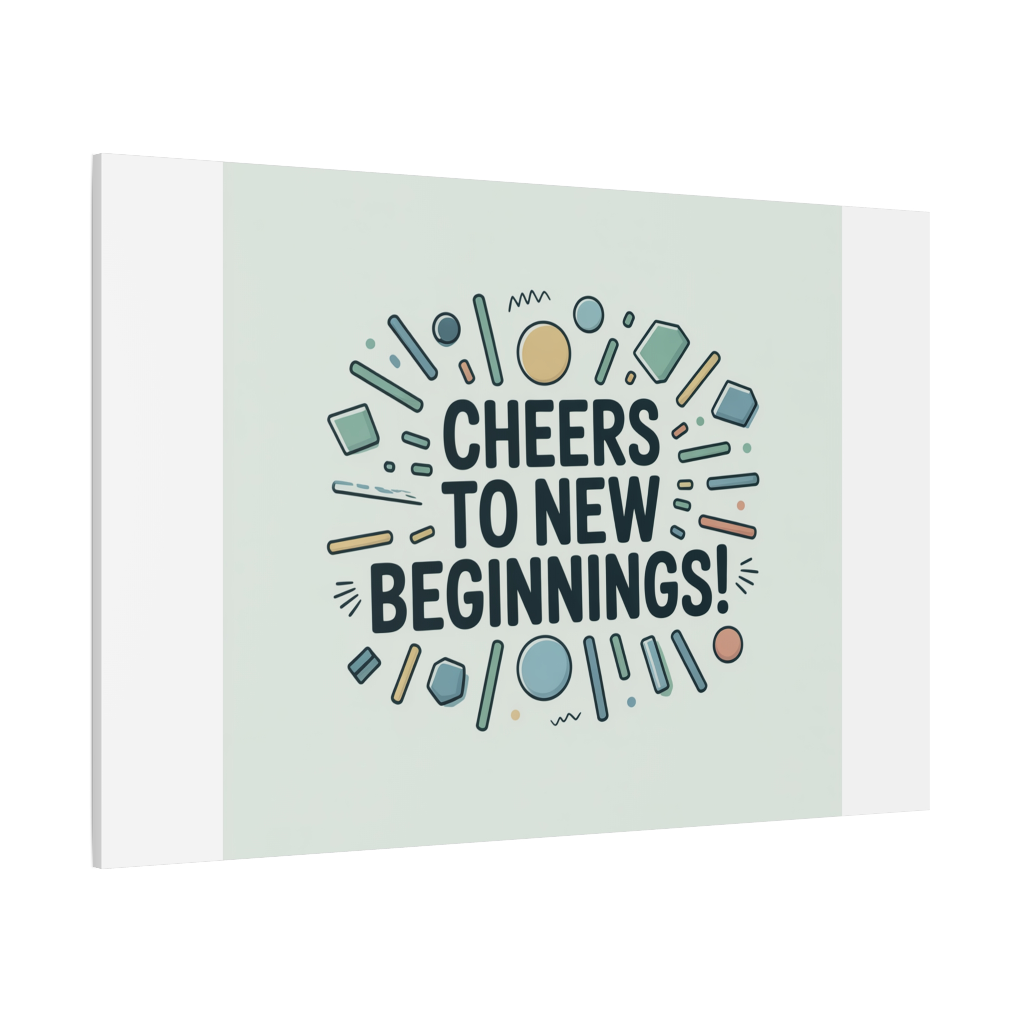 Cheers to New Beginnings Canvas | 2026 goals, new year motivation - Image 95