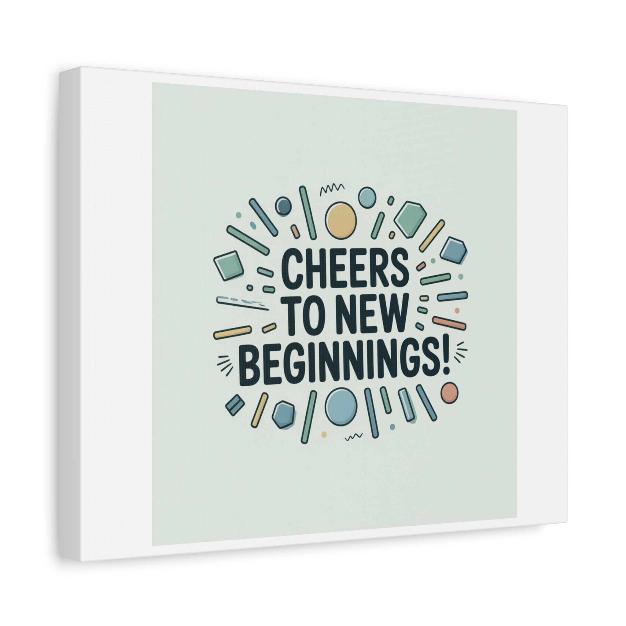 Cheers to New Beginnings Canvas | 2026 goals, new year motivation - Image 10