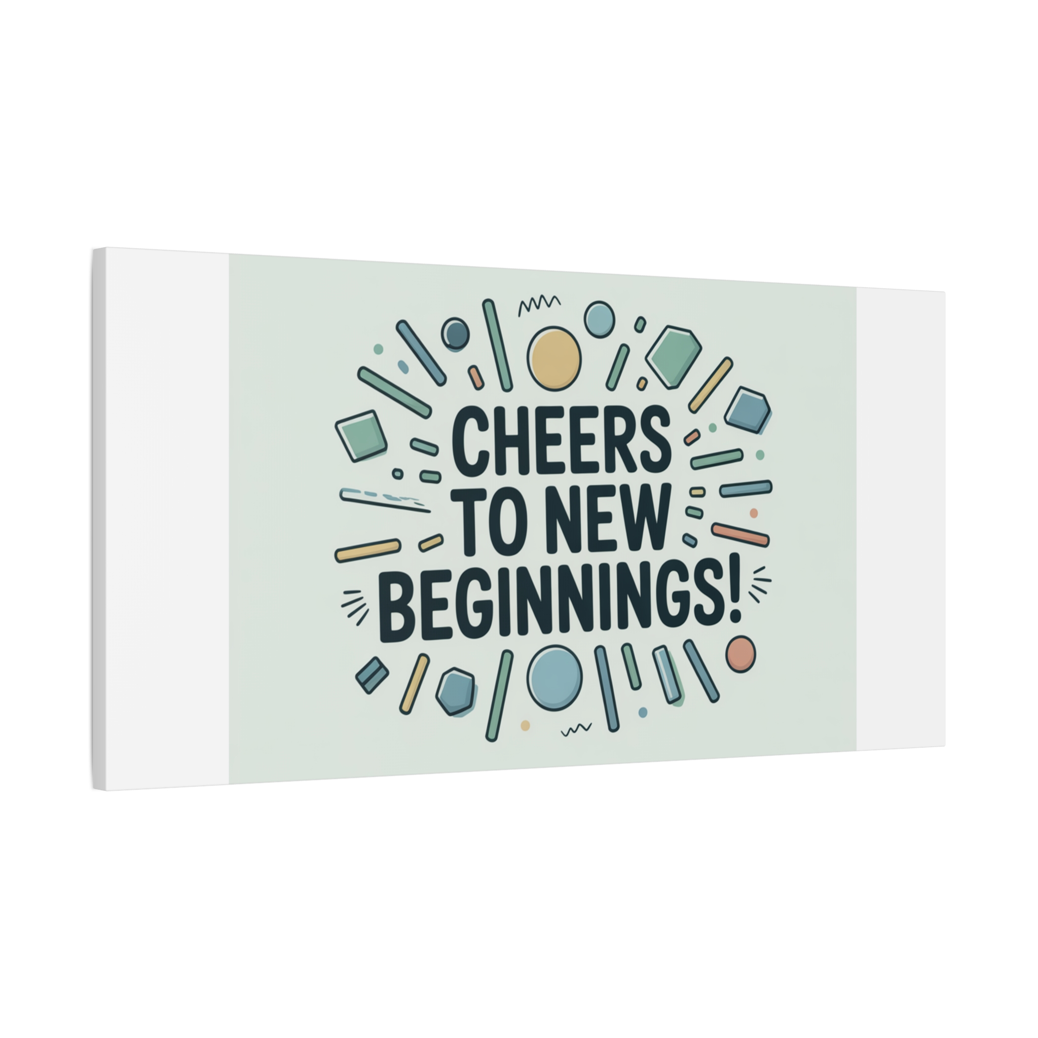 Cheers to New Beginnings Canvas | 2026 goals, new year motivation - Image 64