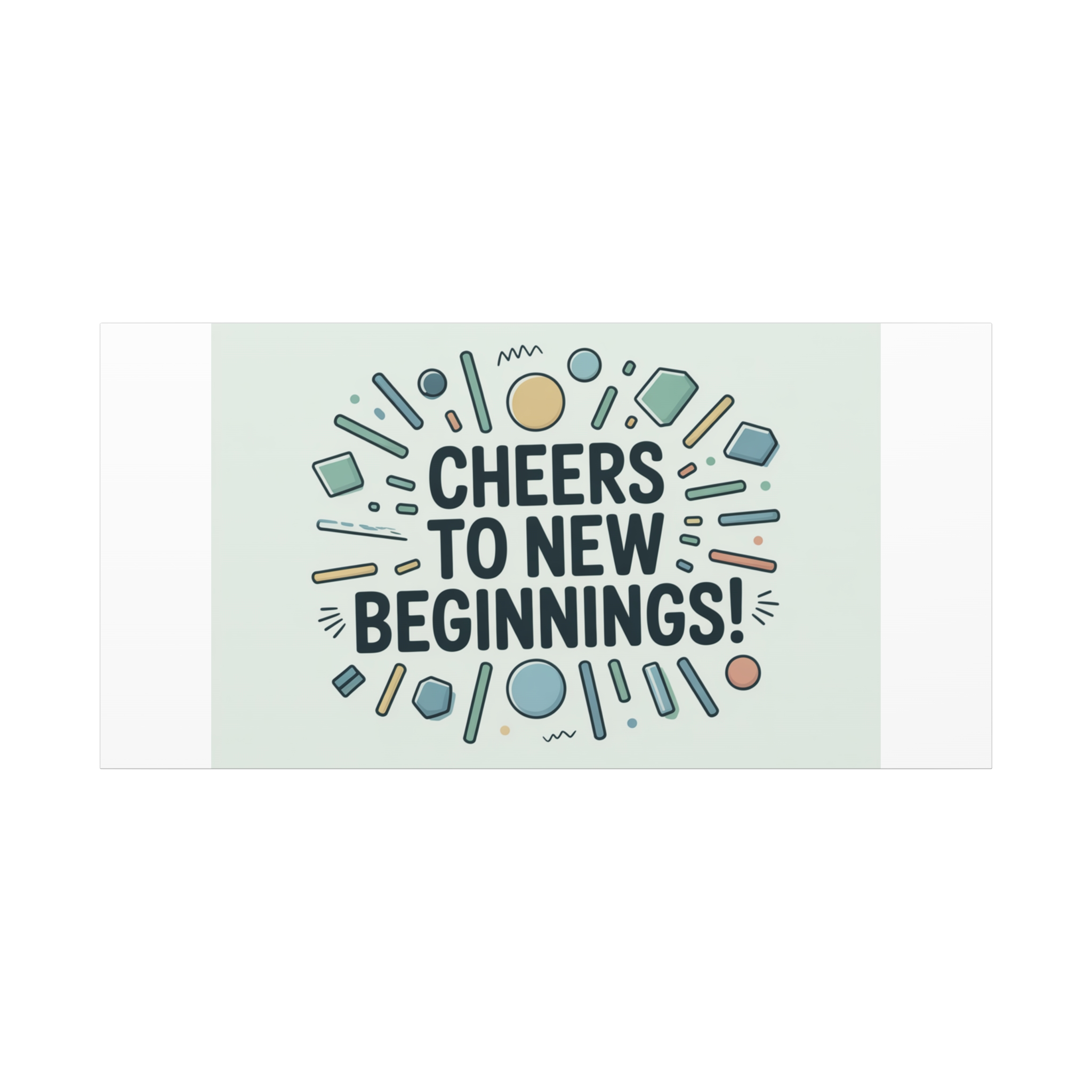 Cheers to New Beginnings Canvas | 2026 goals, new year motivation - Image 75