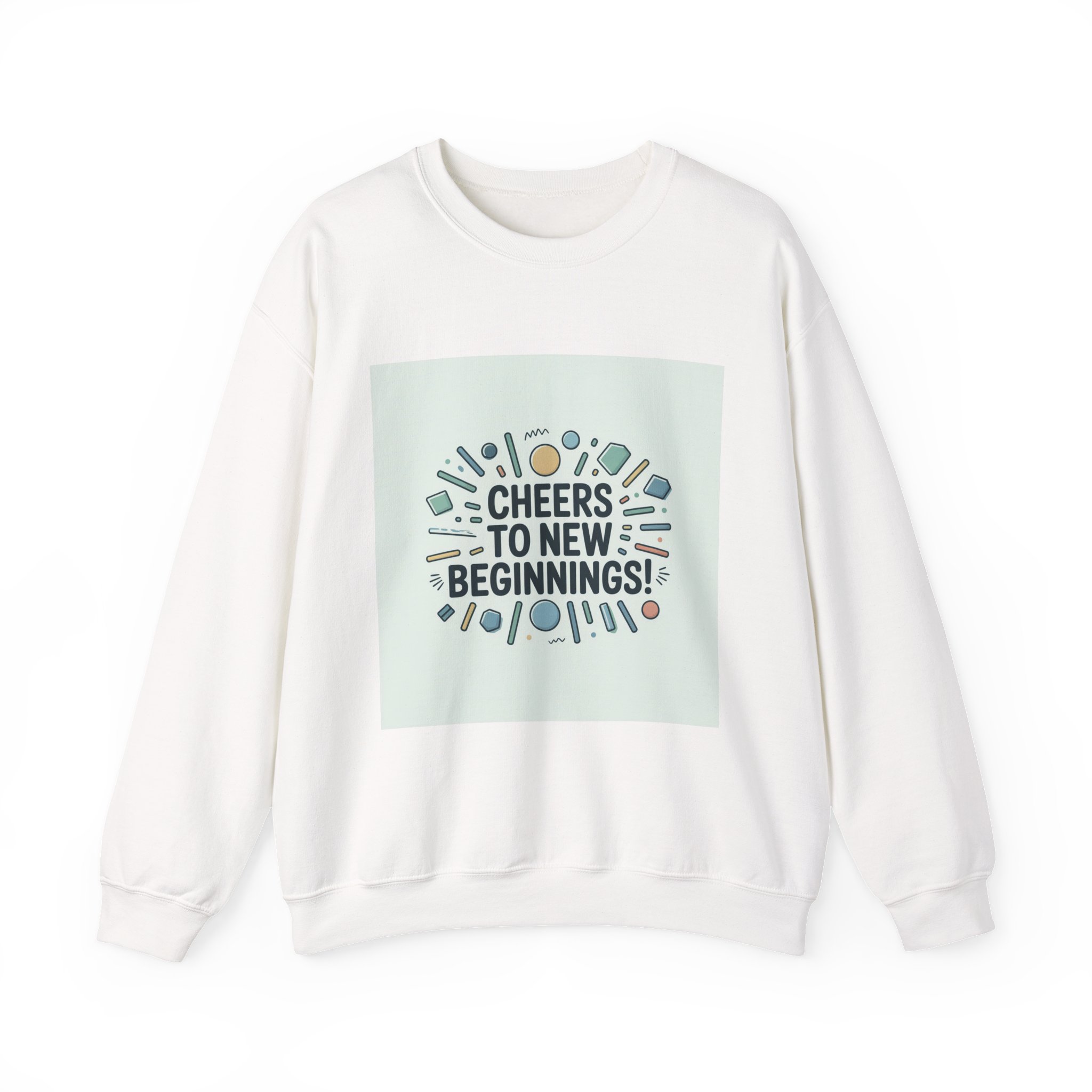 Cheers to New Beginnings Sweatshirt | 2026 Goals, New Year Motivation