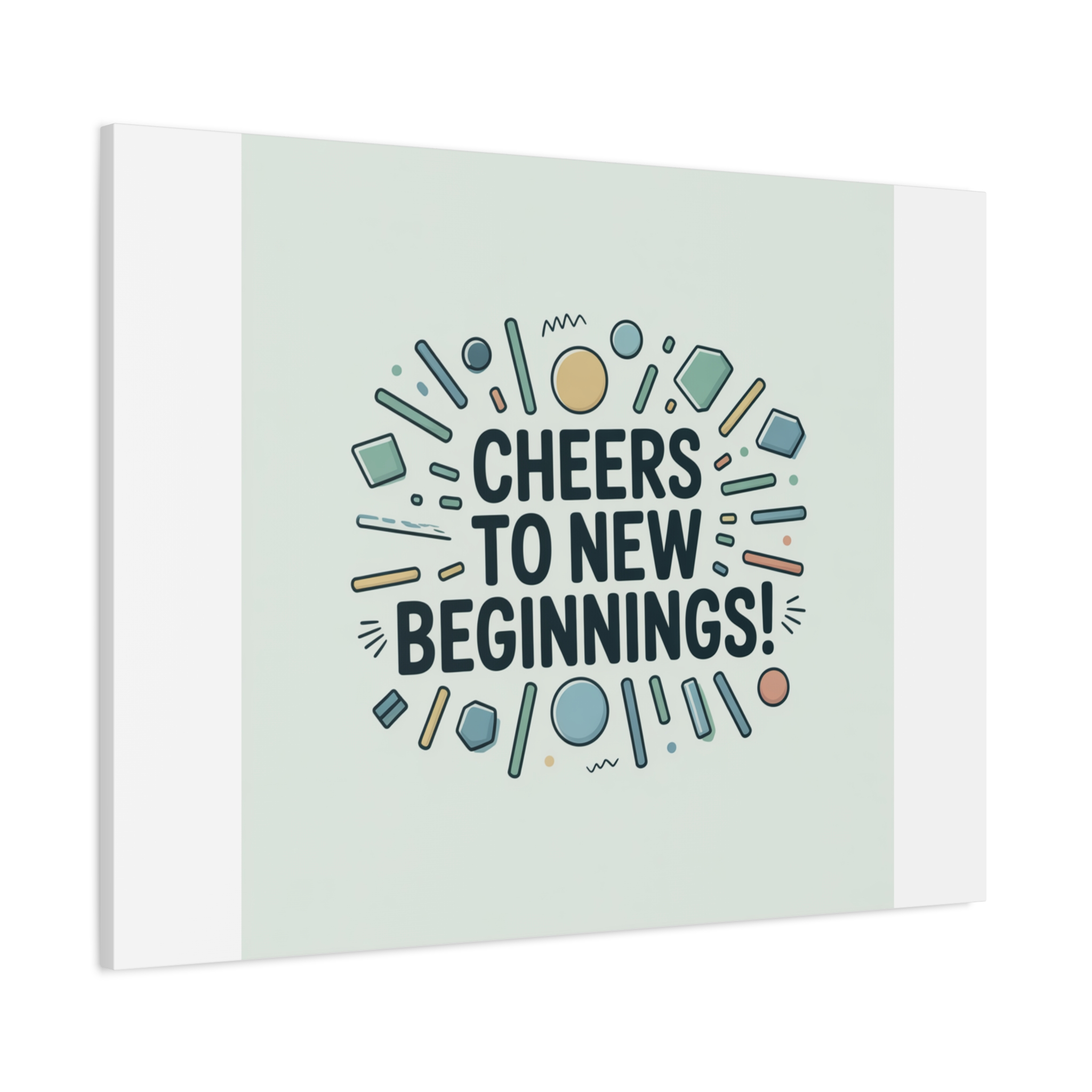 Cheers to New Beginnings Canvas | 2026 goals, new year motivation - Image 68
