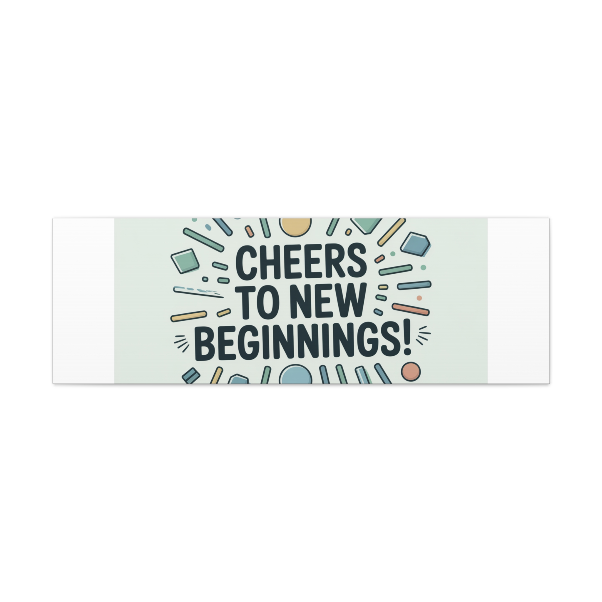 Cheers to New Beginnings Canvas | 2026 goals, new year motivation - Image 71