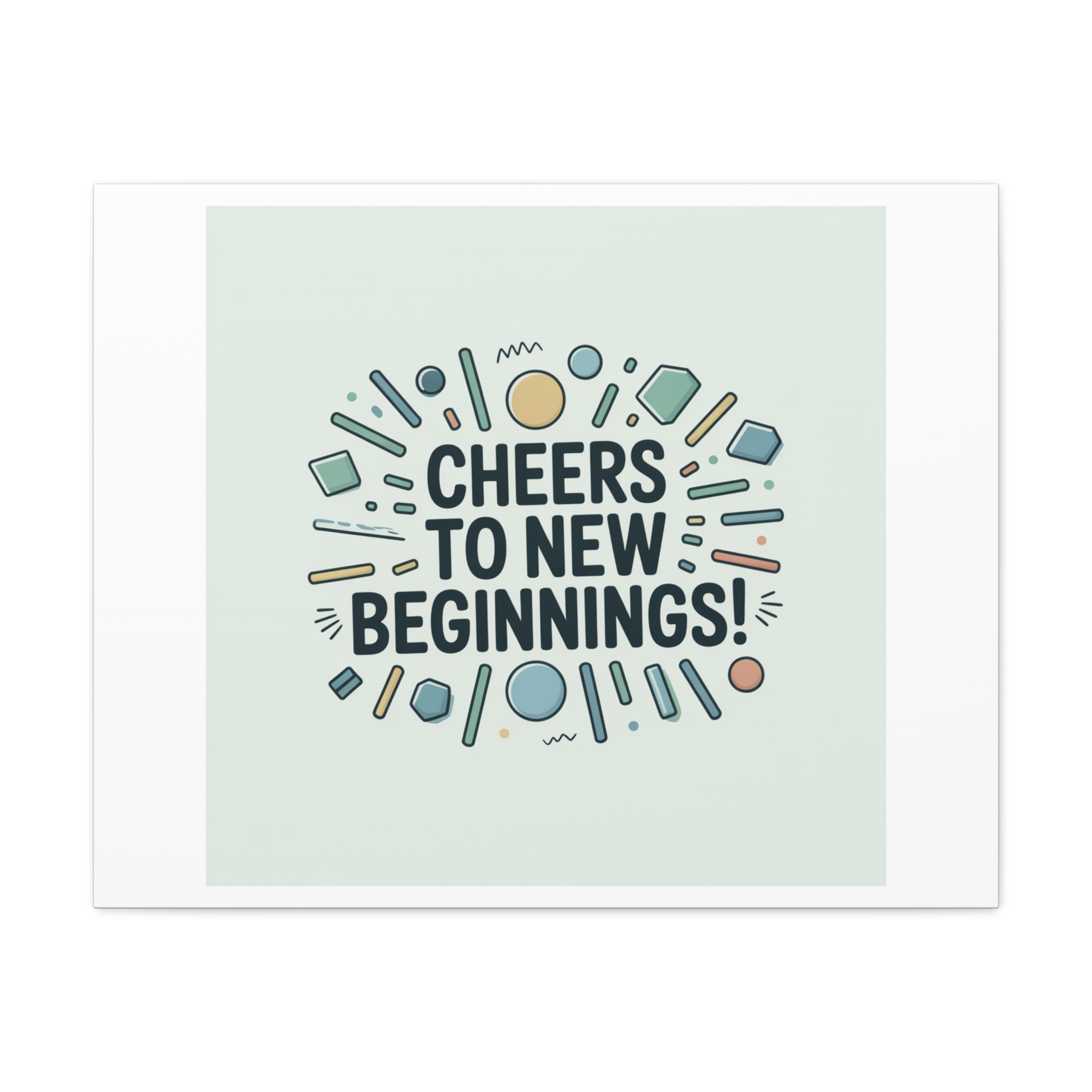 Cheers to New Beginnings Canvas | 2026 goals, new year motivation - Image 47