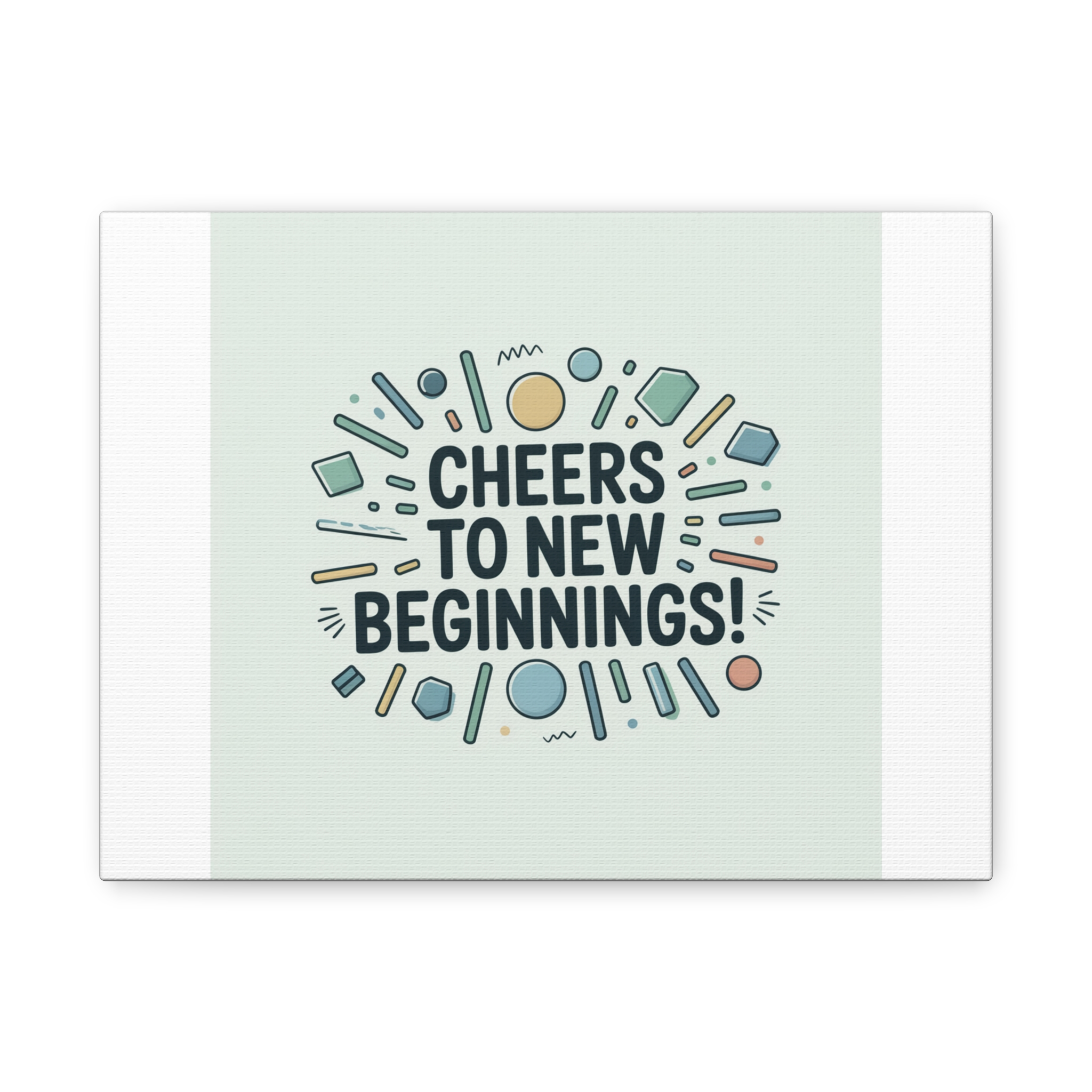 Cheers to New Beginnings Canvas | 2026 goals, new year motivation - Image 5
