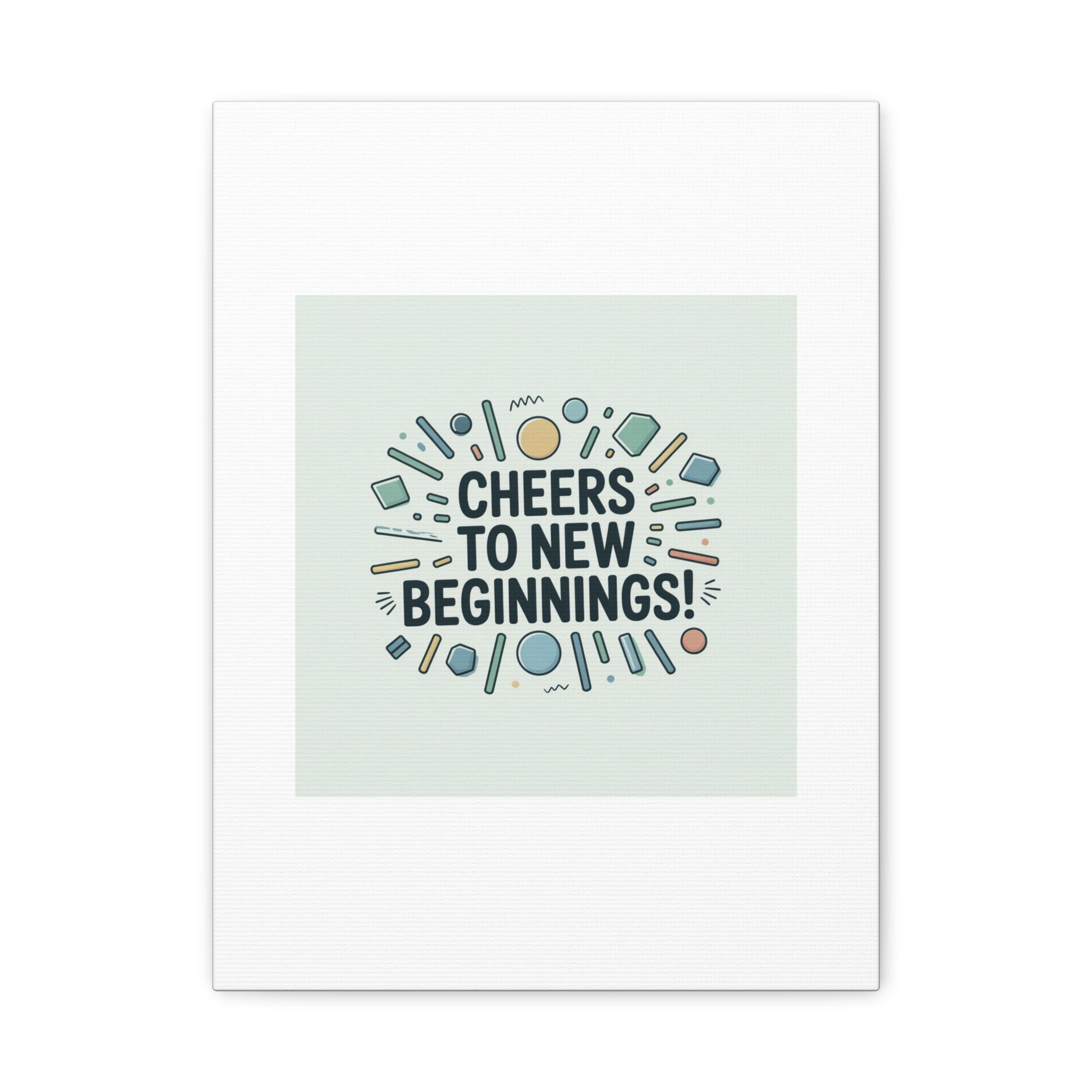 Cheers to New Beginnings Canvas | 2026 goals, new year motivation - Image 113