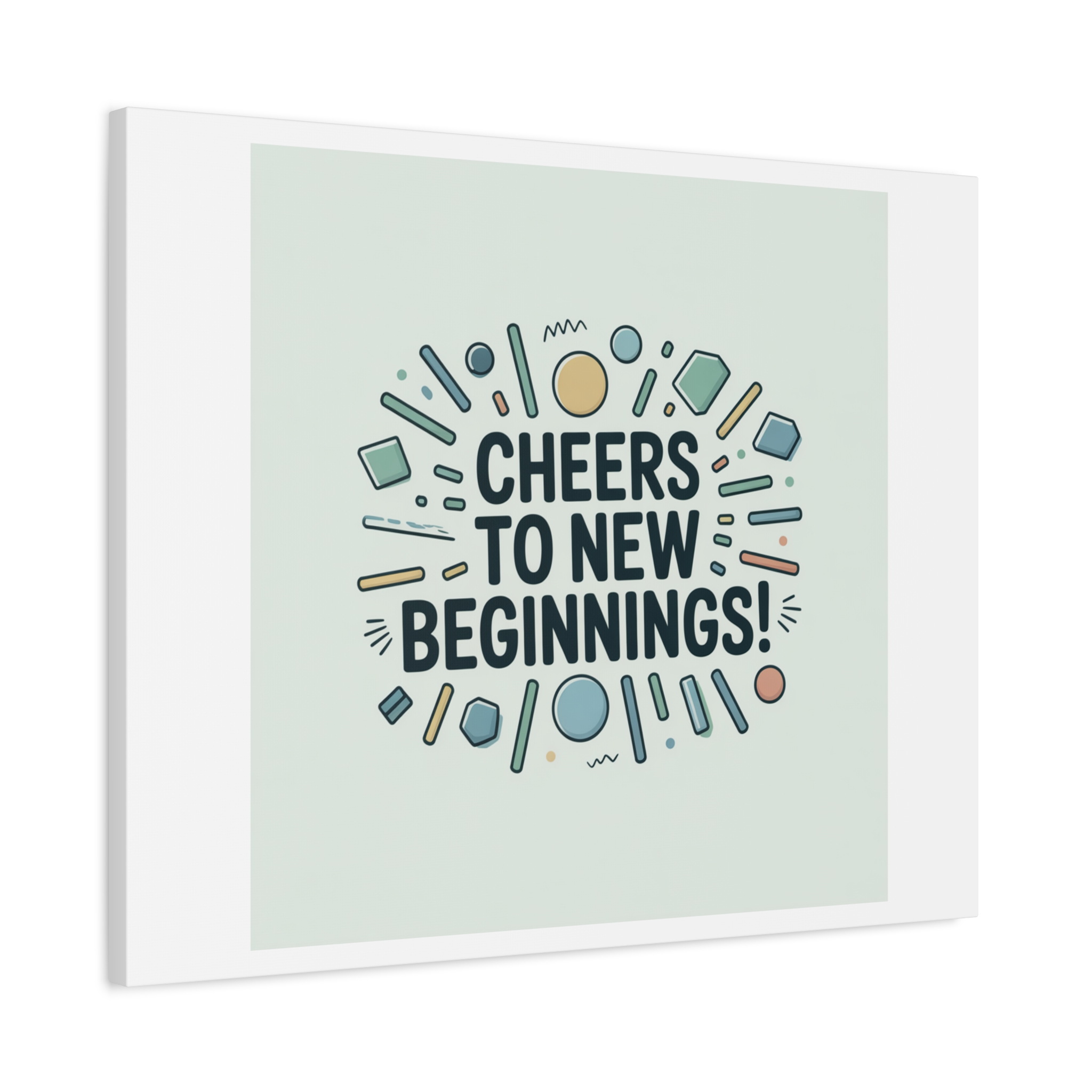 Cheers to New Beginnings Canvas | 2026 goals, new year motivation - Image 48