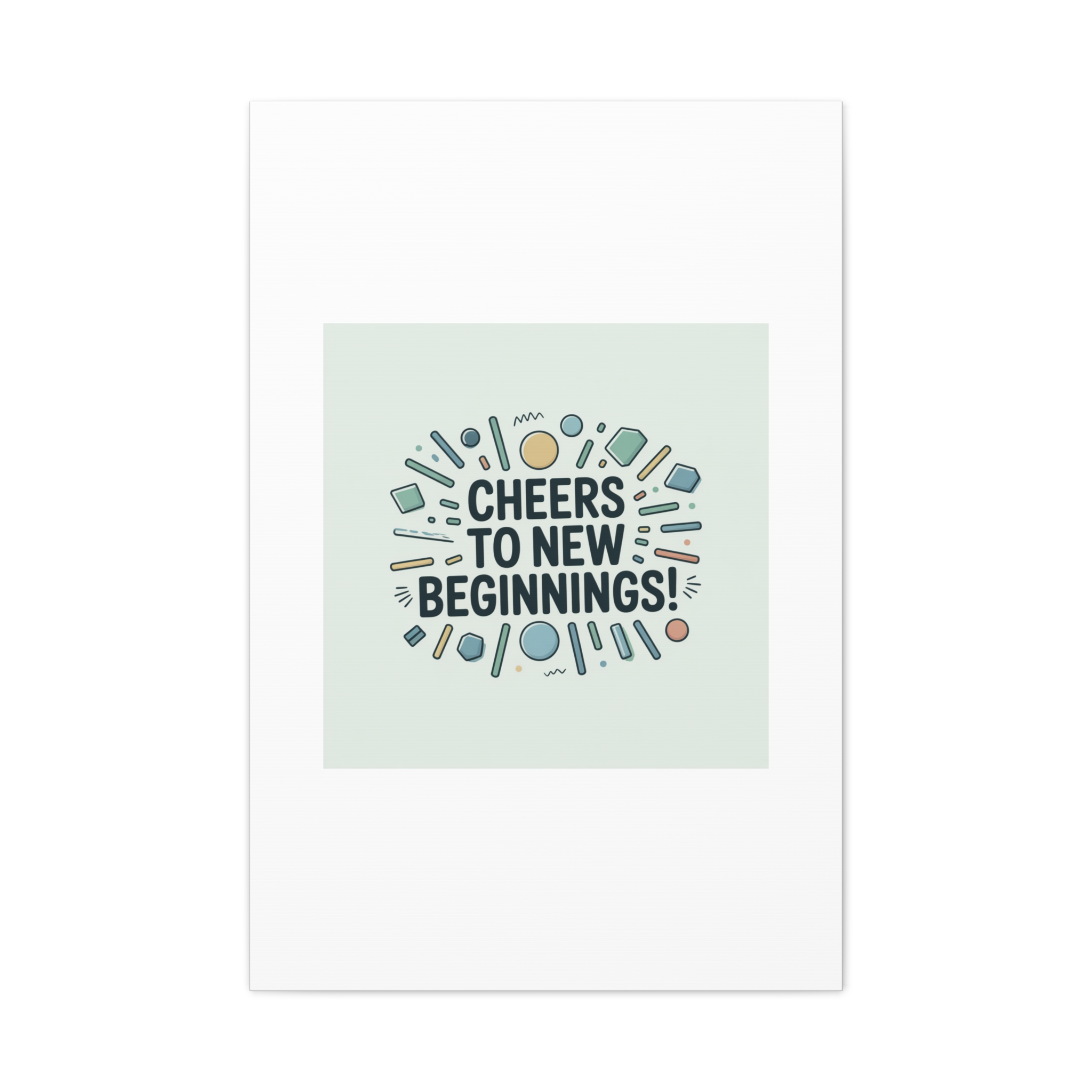 Cheers to New Beginnings Canvas | 2026 goals, new year motivation - Image 161