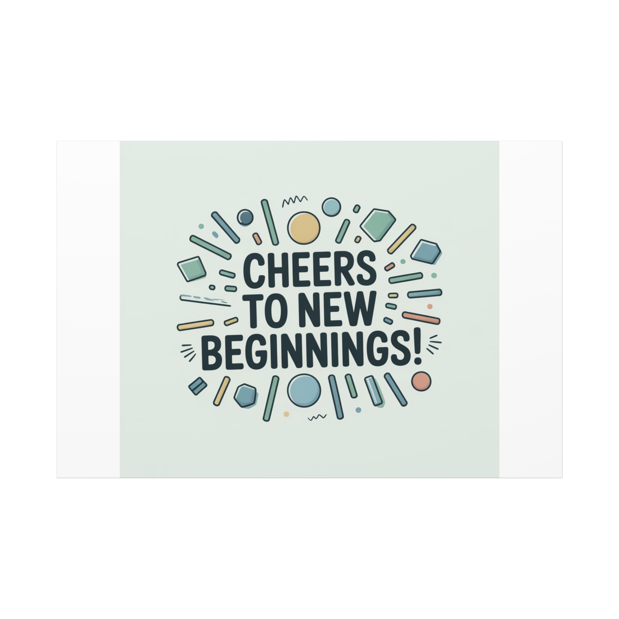 Cheers to New Beginnings Canvas | 2026 goals, new year motivation - Image 94