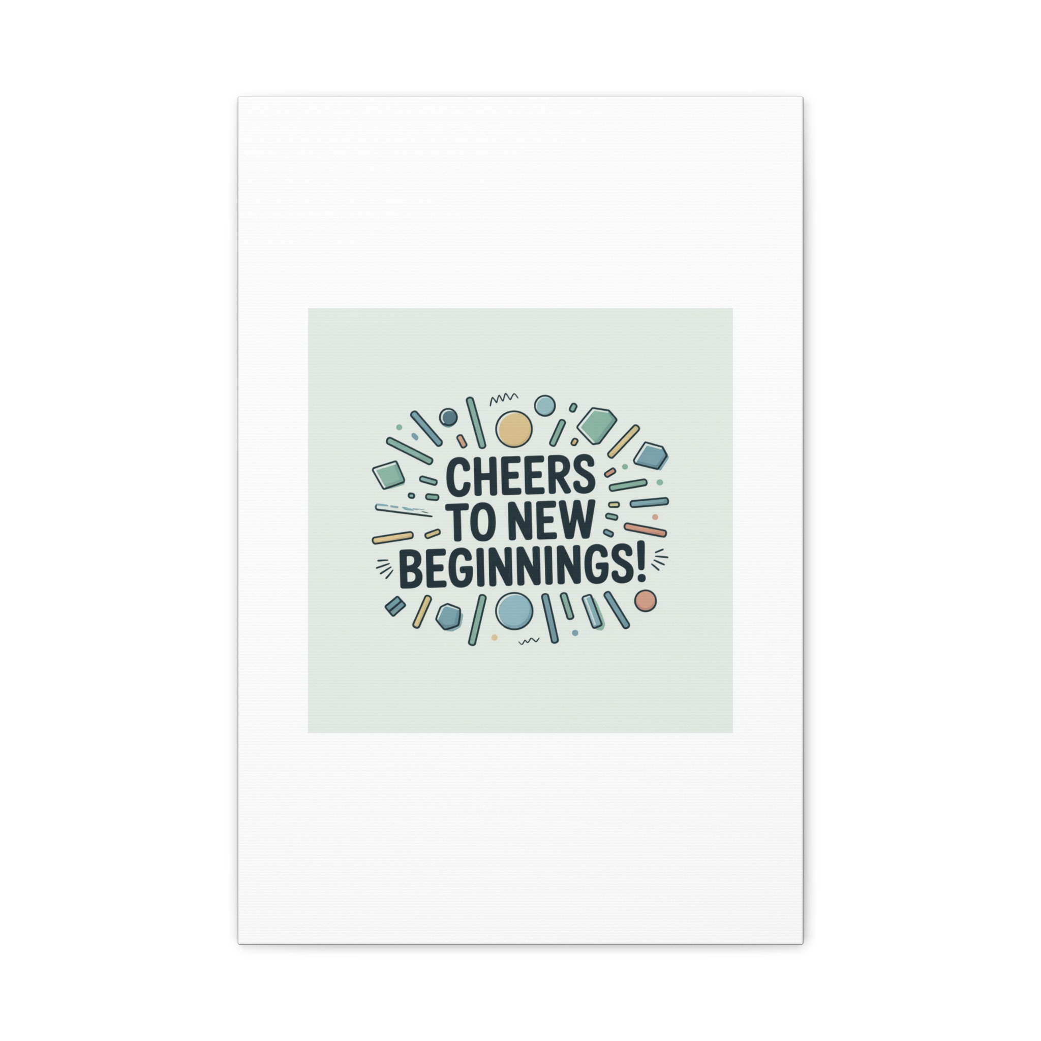 Cheers to New Beginnings Canvas | 2026 goals, new year motivation - Image 129
