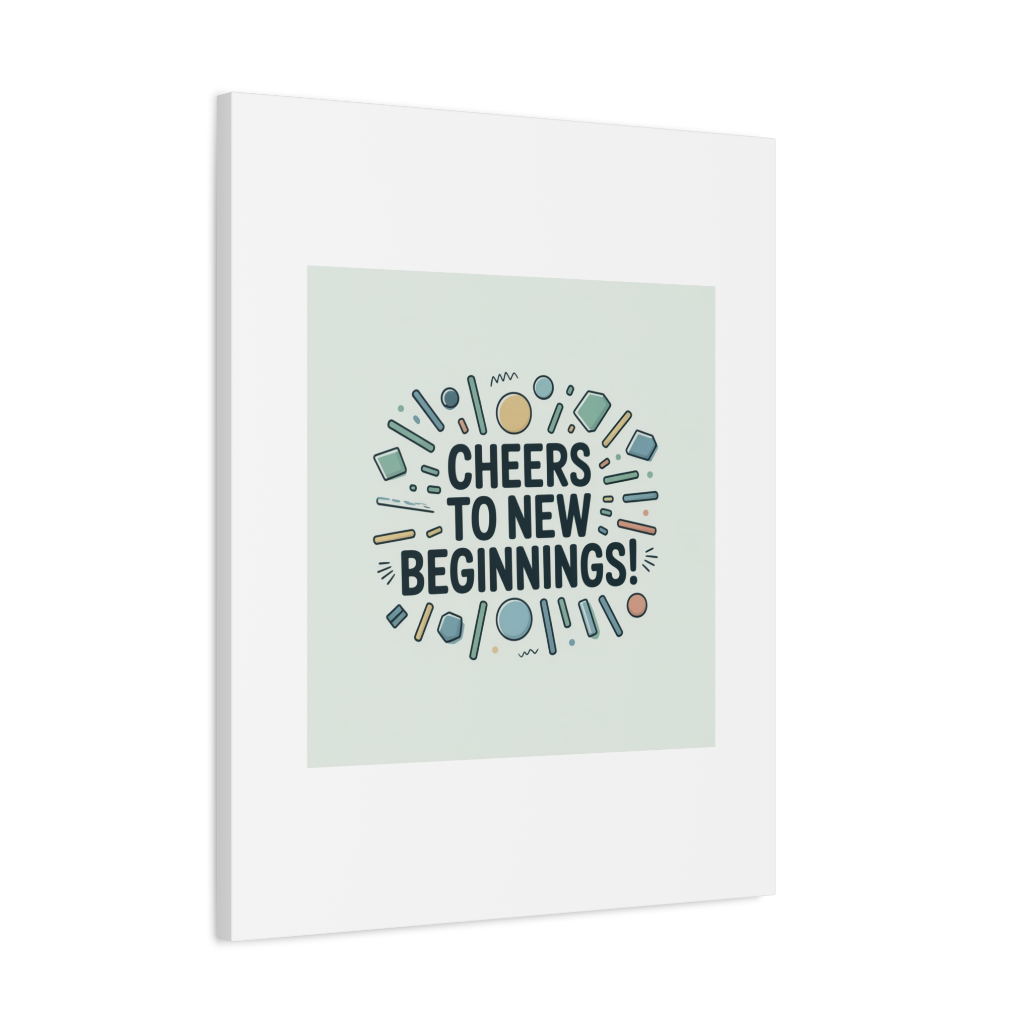 Cheers to New Beginnings Canvas | 2026 goals, new year motivation - Image 155