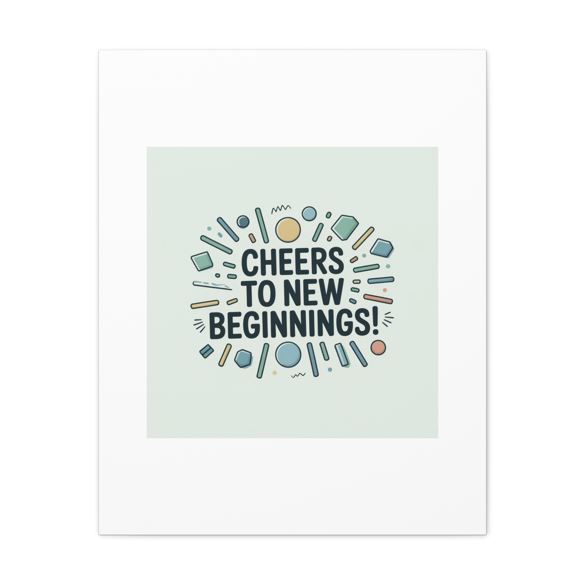 Cheers to New Beginnings Canvas | 2026 goals, new year motivation - Image 154