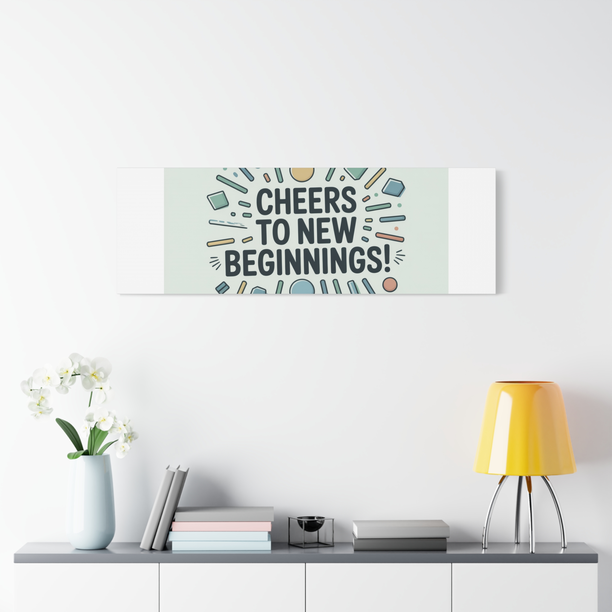 Cheers to New Beginnings Canvas | 2026 goals, new year motivation - Image 73