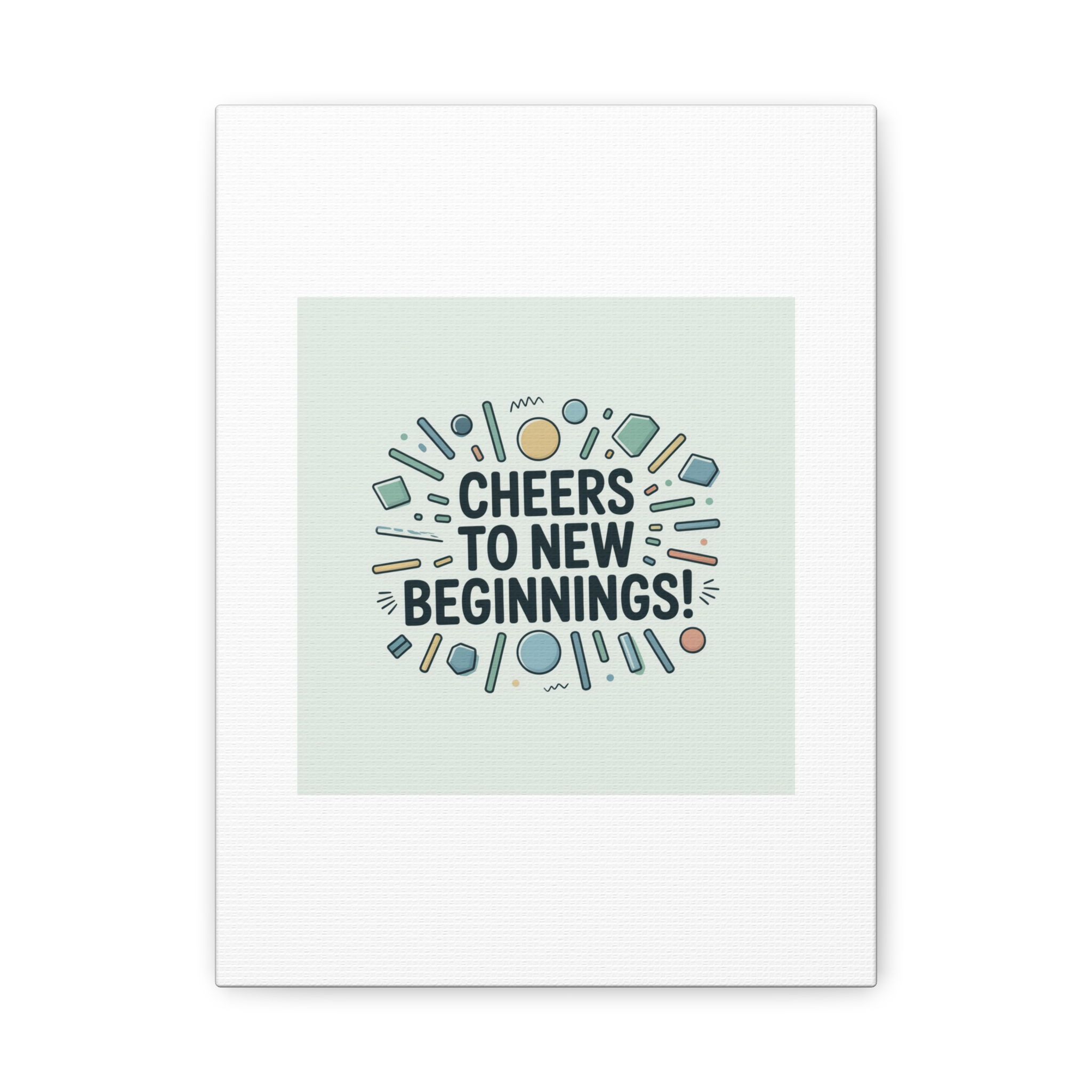 Cheers to New Beginnings Canvas | 2026 goals, new year motivation - Image 102