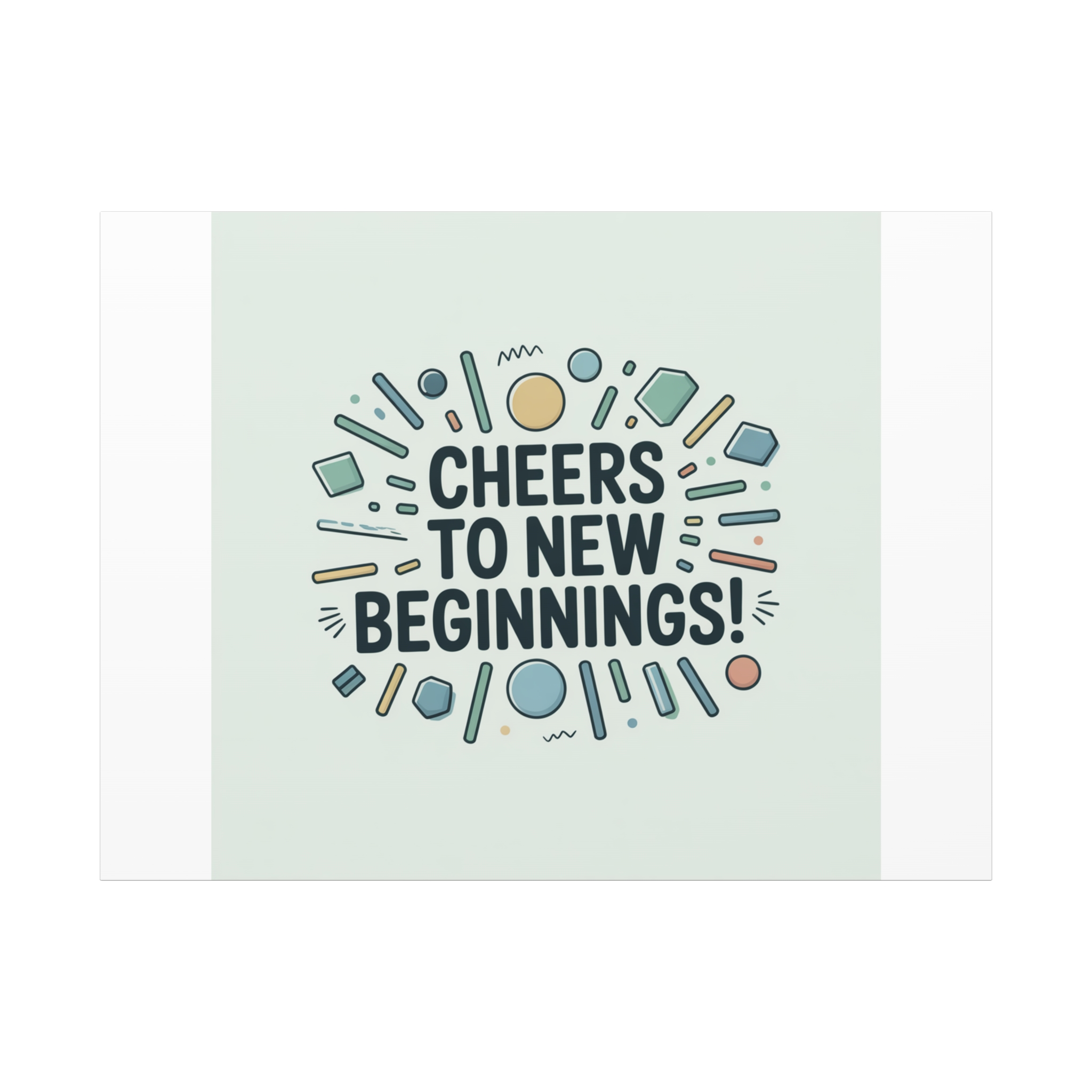 Cheers to New Beginnings Canvas | 2026 goals, new year motivation - Image 83