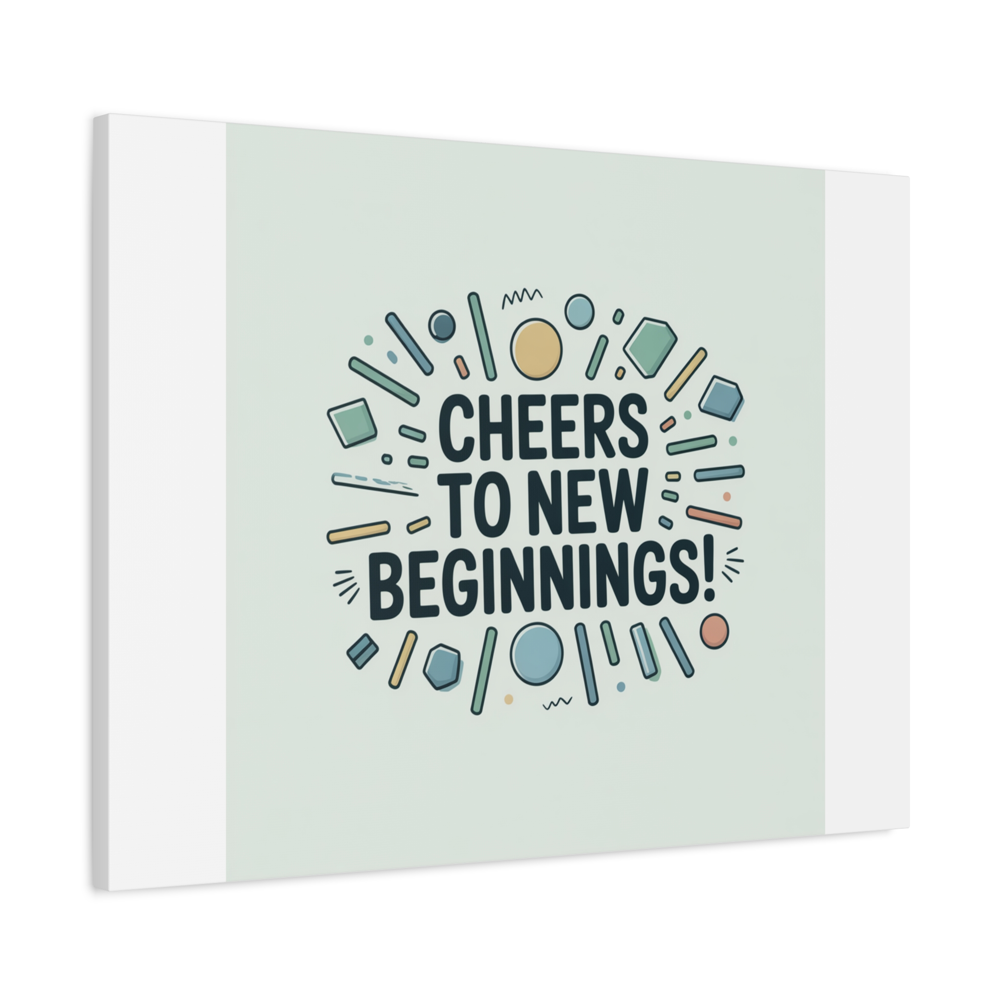 Cheers to New Beginnings Canvas | 2026 goals, new year motivation - Image 52